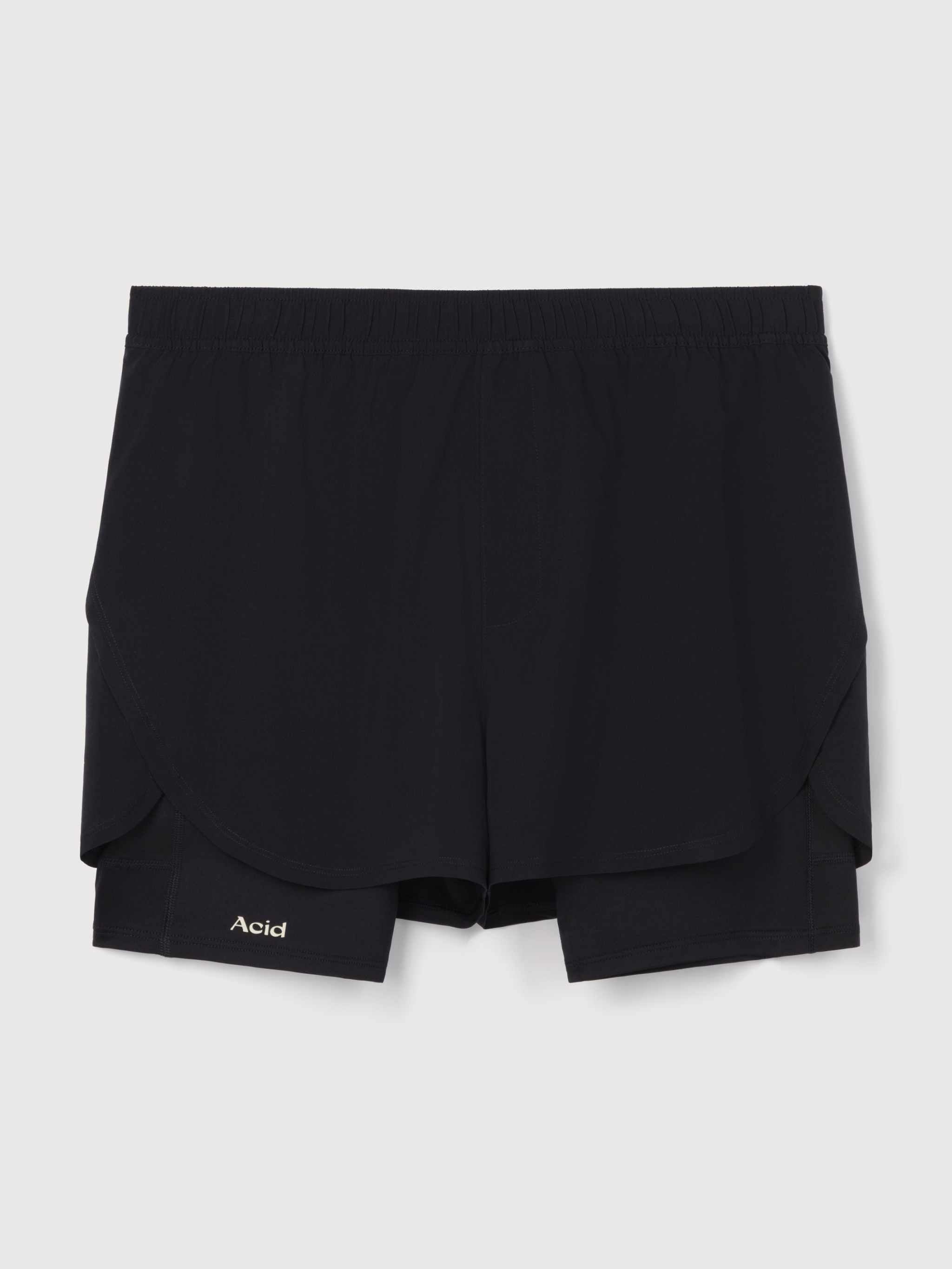 2-in-1 Shorts - Black