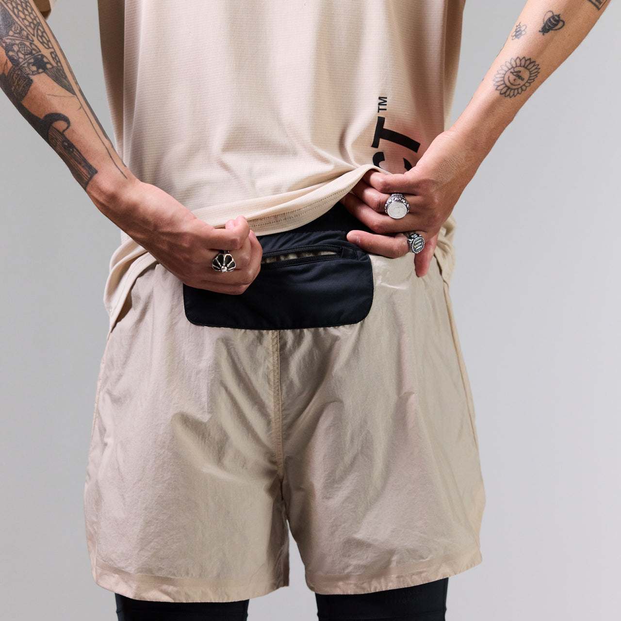 BioRip / 2 in 1 Shorts - Beige