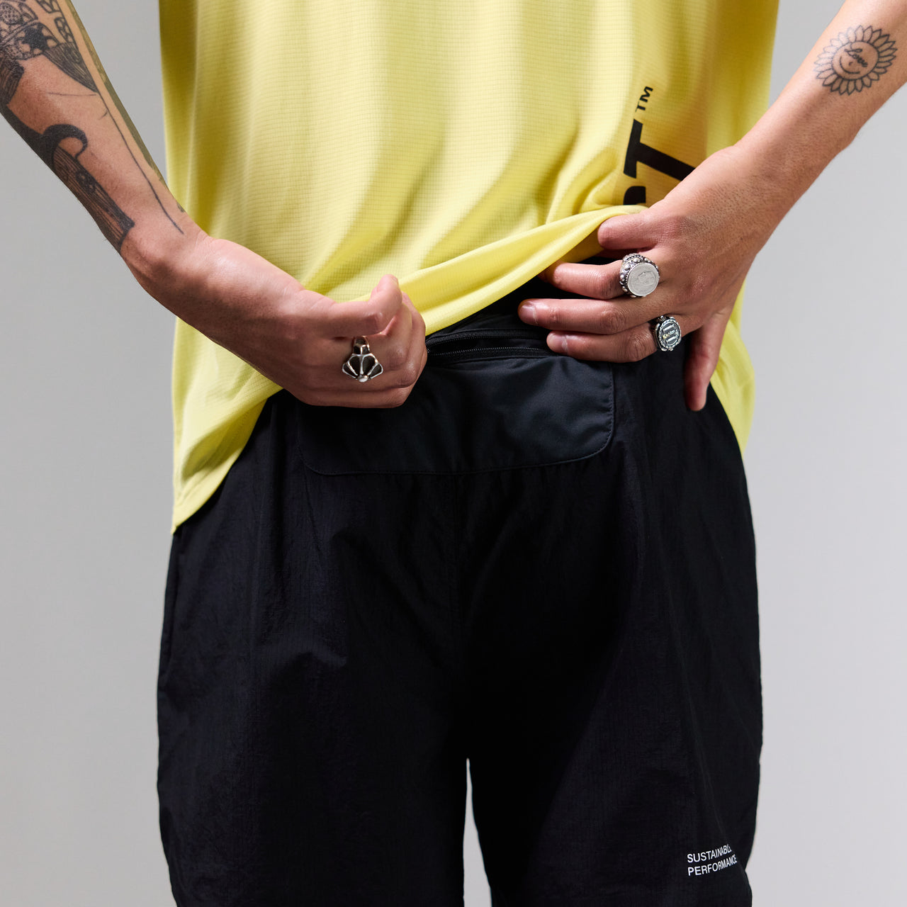 BioRip / Running Shorts - Noir