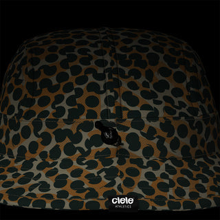 BKTHat with all-over Dotra pattern, featuring soft360 pliable brim, reflective, machine washable, UPF sun protection, wicking & cooling, woven fabric, and million miles guarantee.