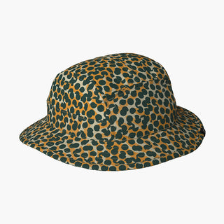 BKTHat with all-over Dotra pattern, soft360 pliable brim, reflects light, offers UPF sun protection, machine washable, wicking and cooling, woven fabric.