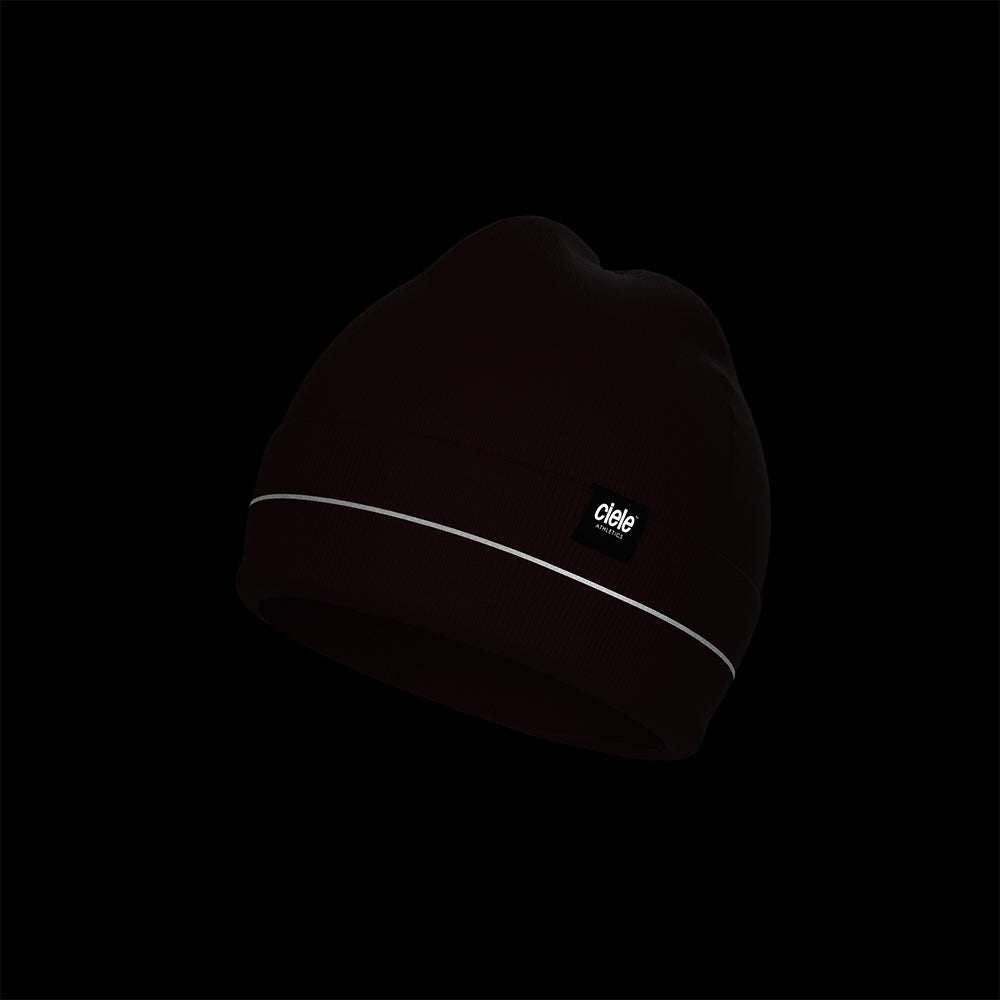 CR3Beanie - Cab with reflective stripe, 100% recycled polyester, ideal for runners.