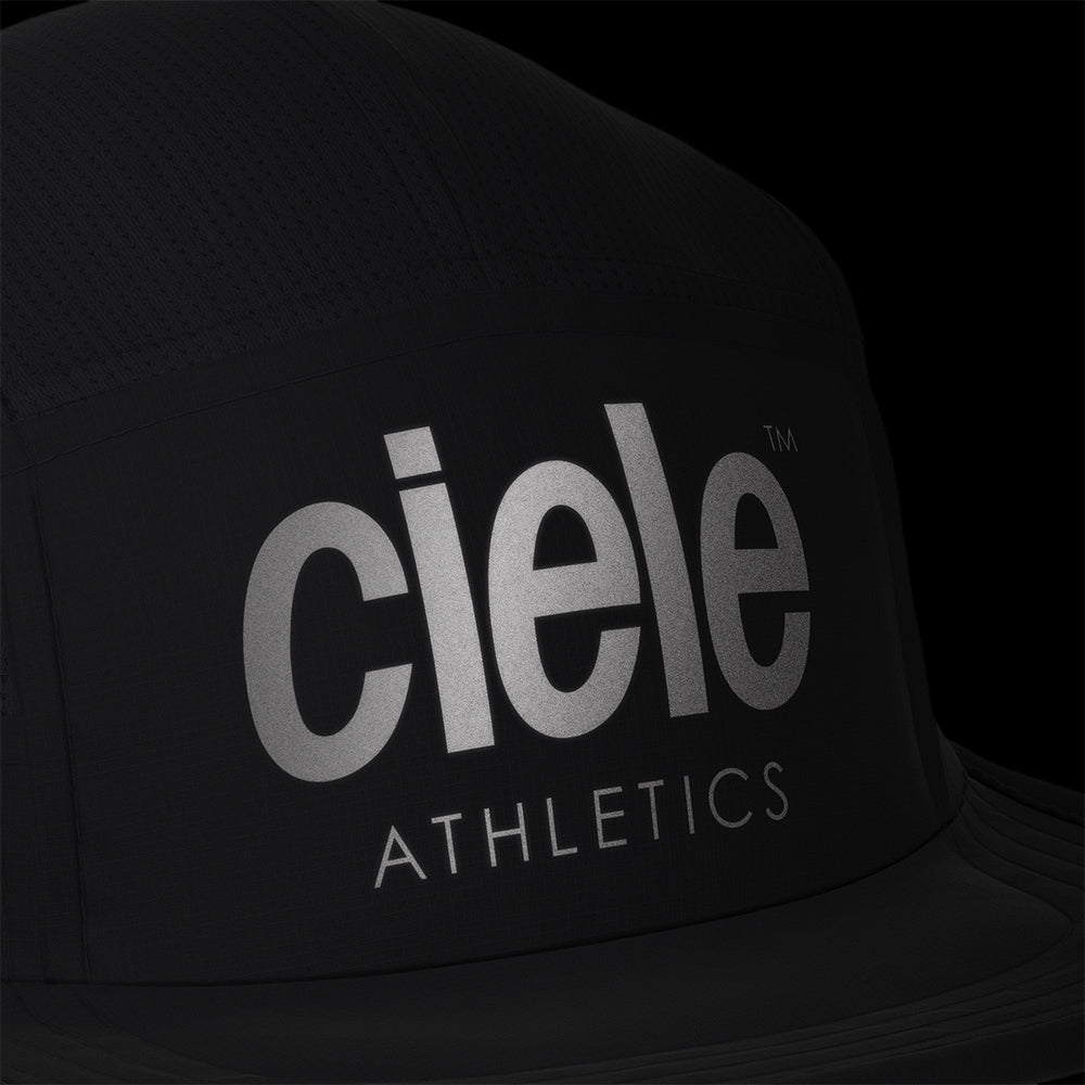Ciele Athletics GOCap - Athletics - Shadowcast in black with reflective logo.