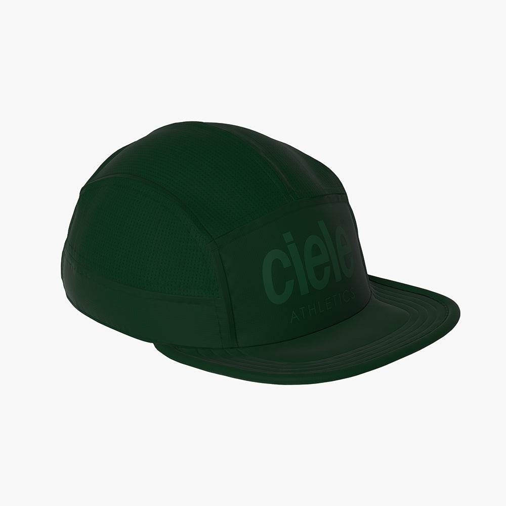 Athletic running cap in dark green with adjustable fit and pliable brim, GOCap - Athletics - Woodlands.