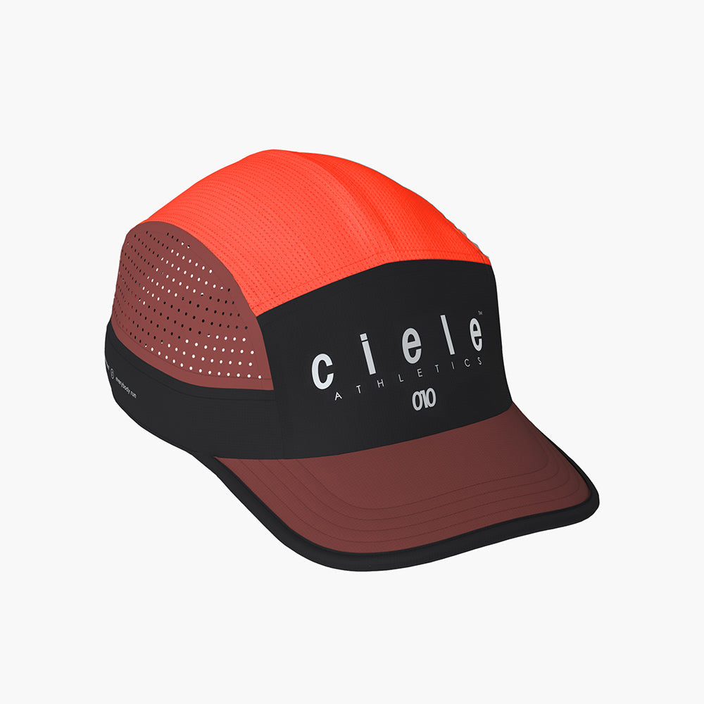 GOCap SC - Decade 014-024 - Red Rocks running cap with SOFTcurve brim and reflective details.