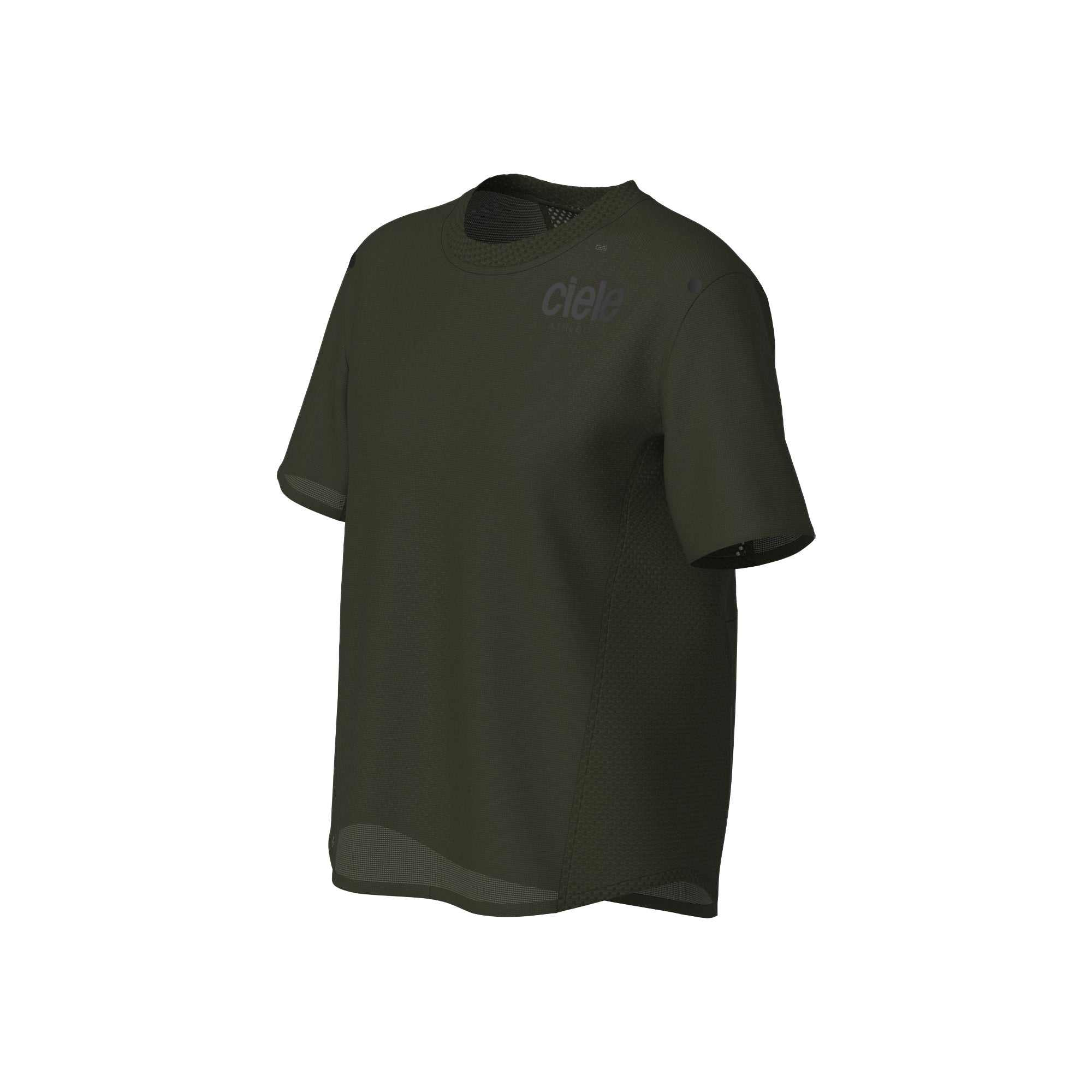 Reflective black W RCDTShirt - Elite with wicking, temperature control, and airBEAM ventilation.