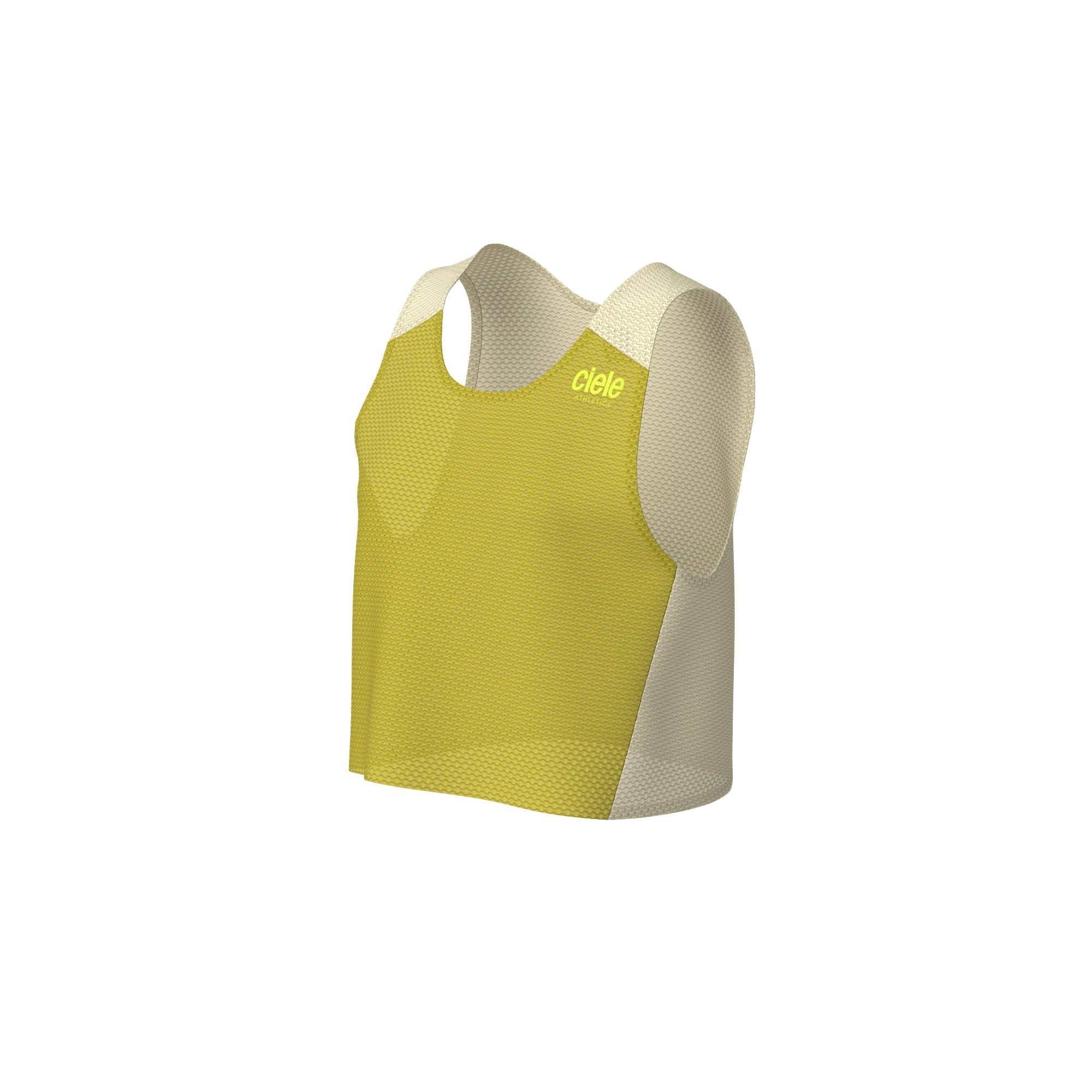 Reflective W RDCRPSinglet, lightweight and machine washable with wicking and temp control.