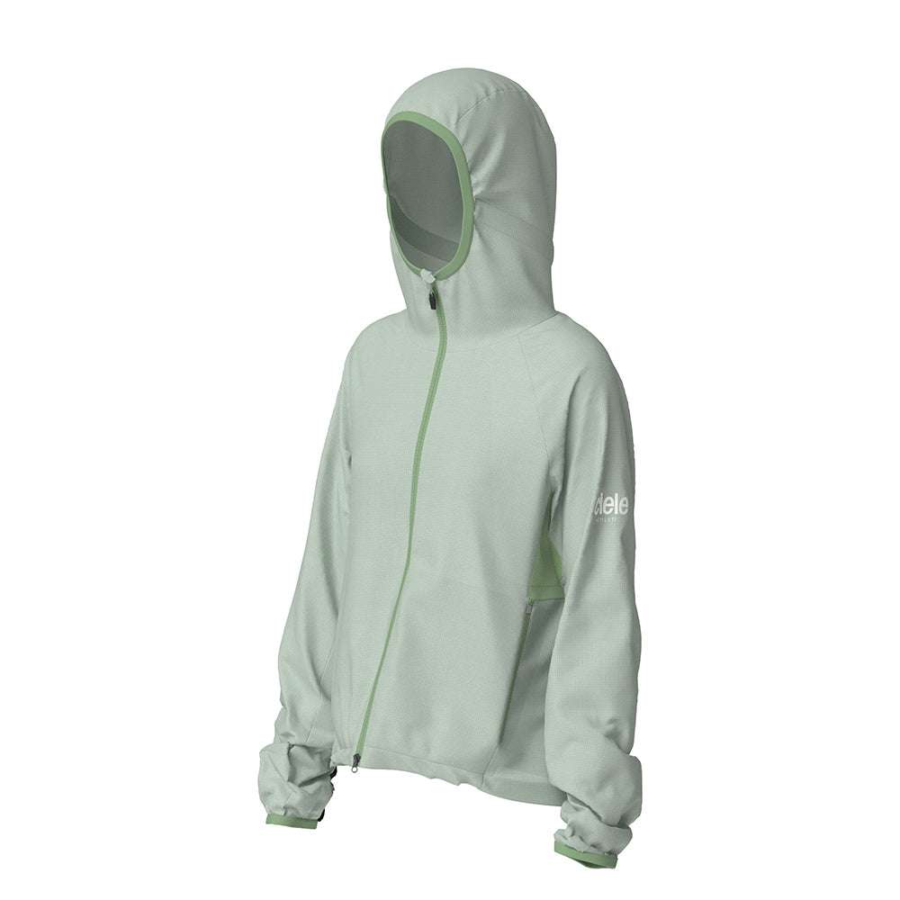 Lightweight VNTJacket - Mynyd with hood, wind-resistant, reflective detailing.