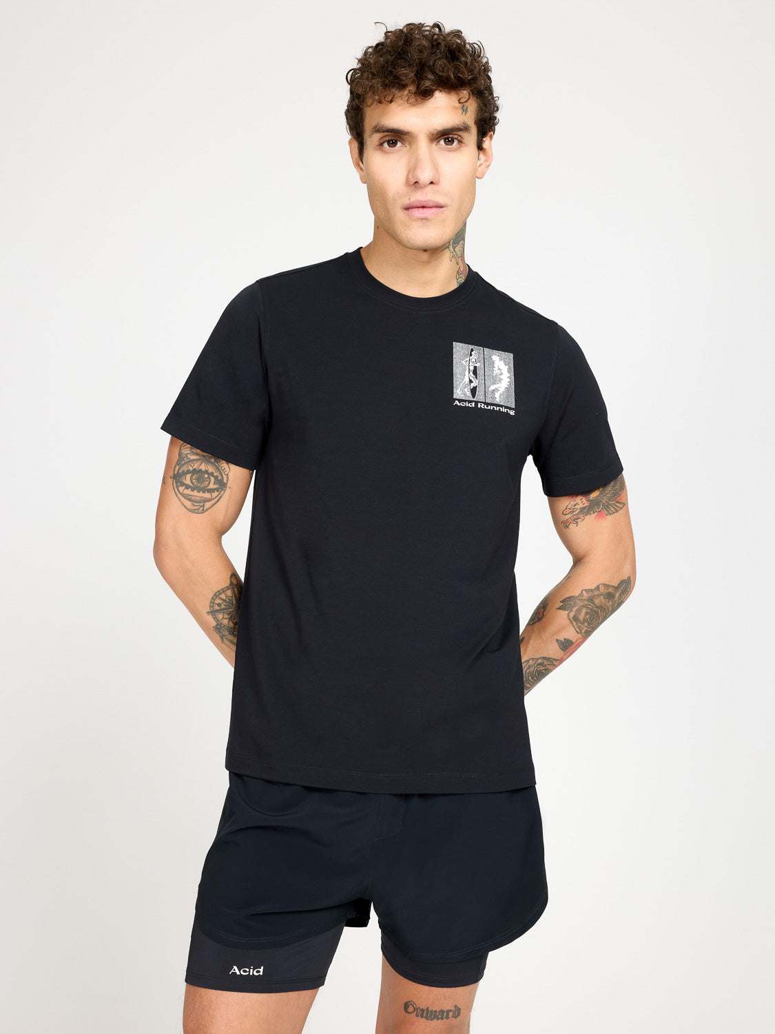 Transcendent Runner T-Shirt - Black