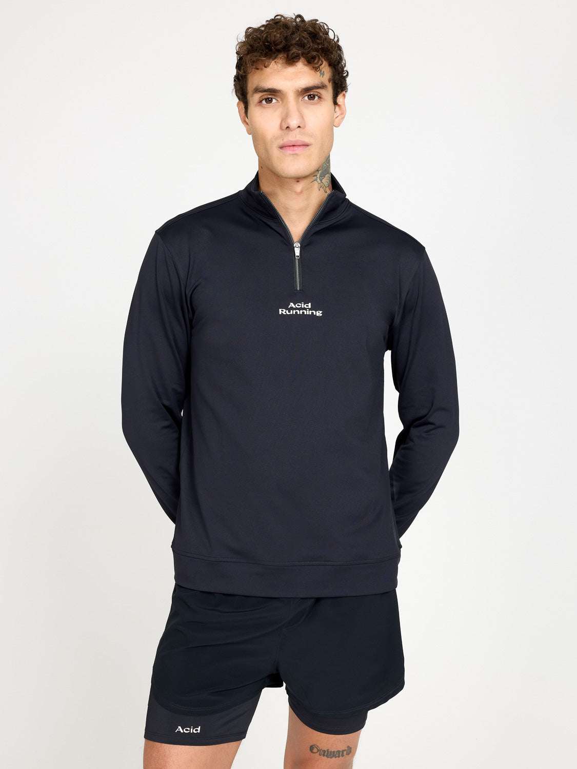 Quarter Zip - Black