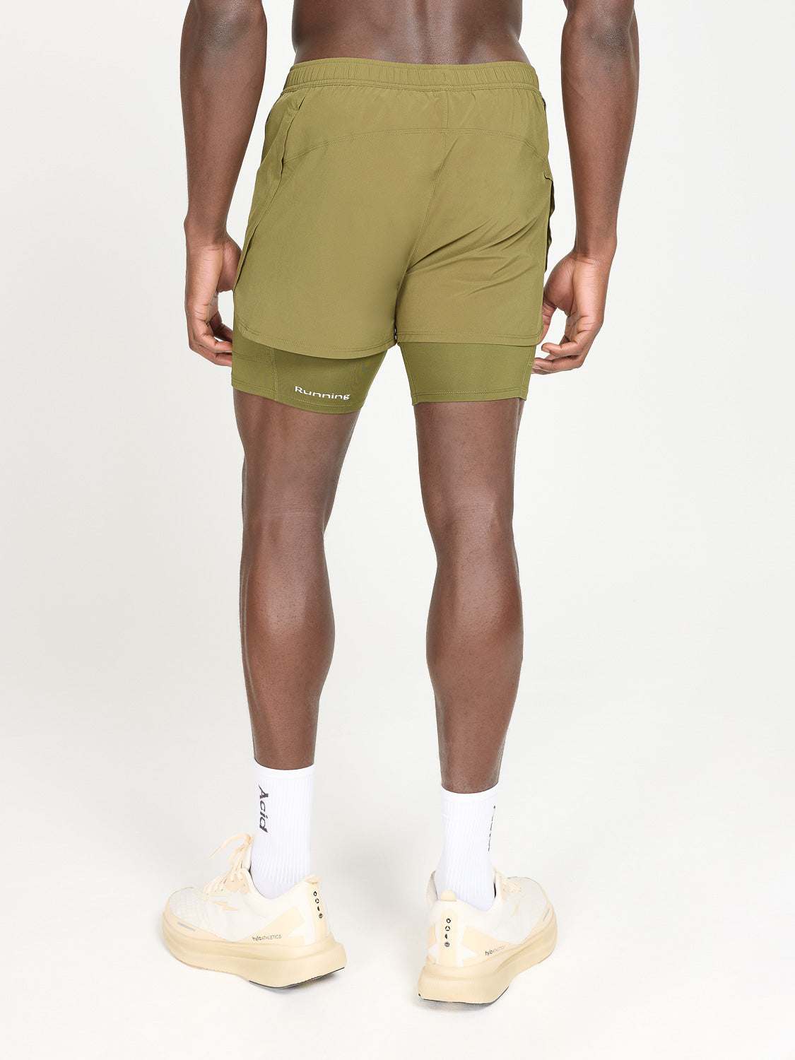 2-in-1 Shorts - Dark Olive