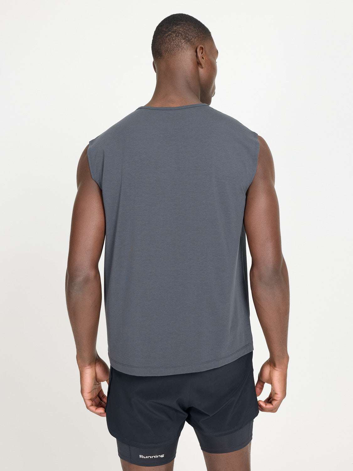 Men's Logo Tank - Graphite
