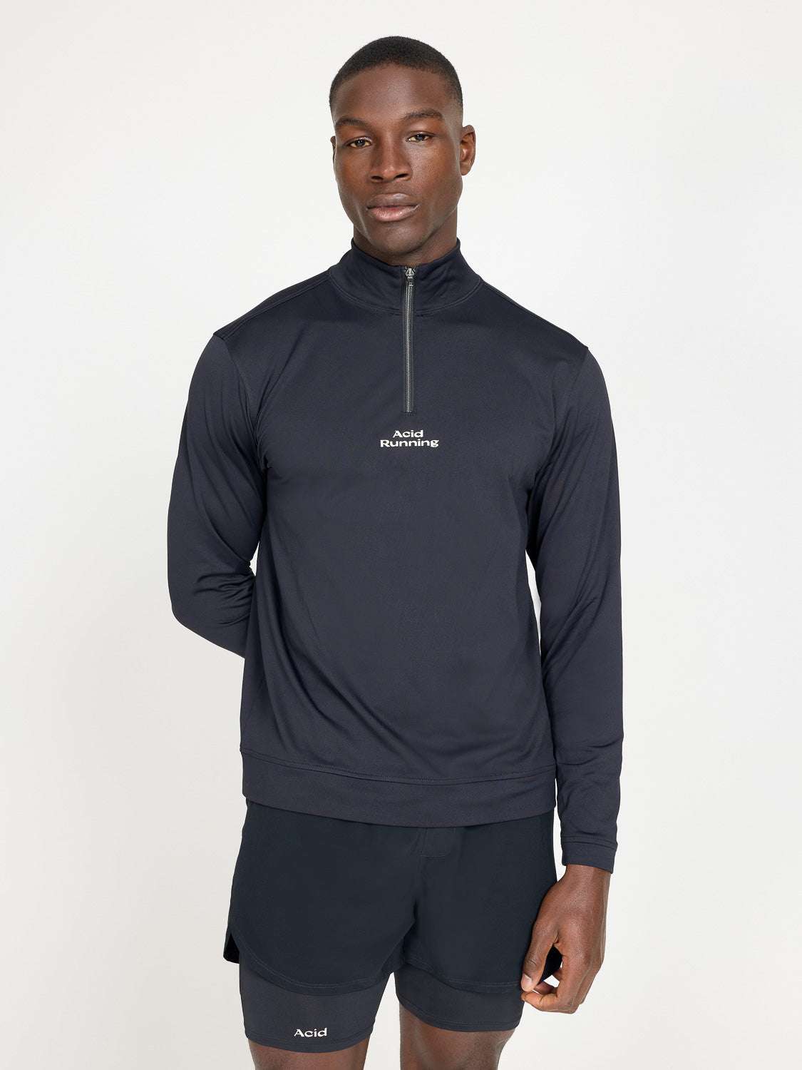 Quarter Zip - Black