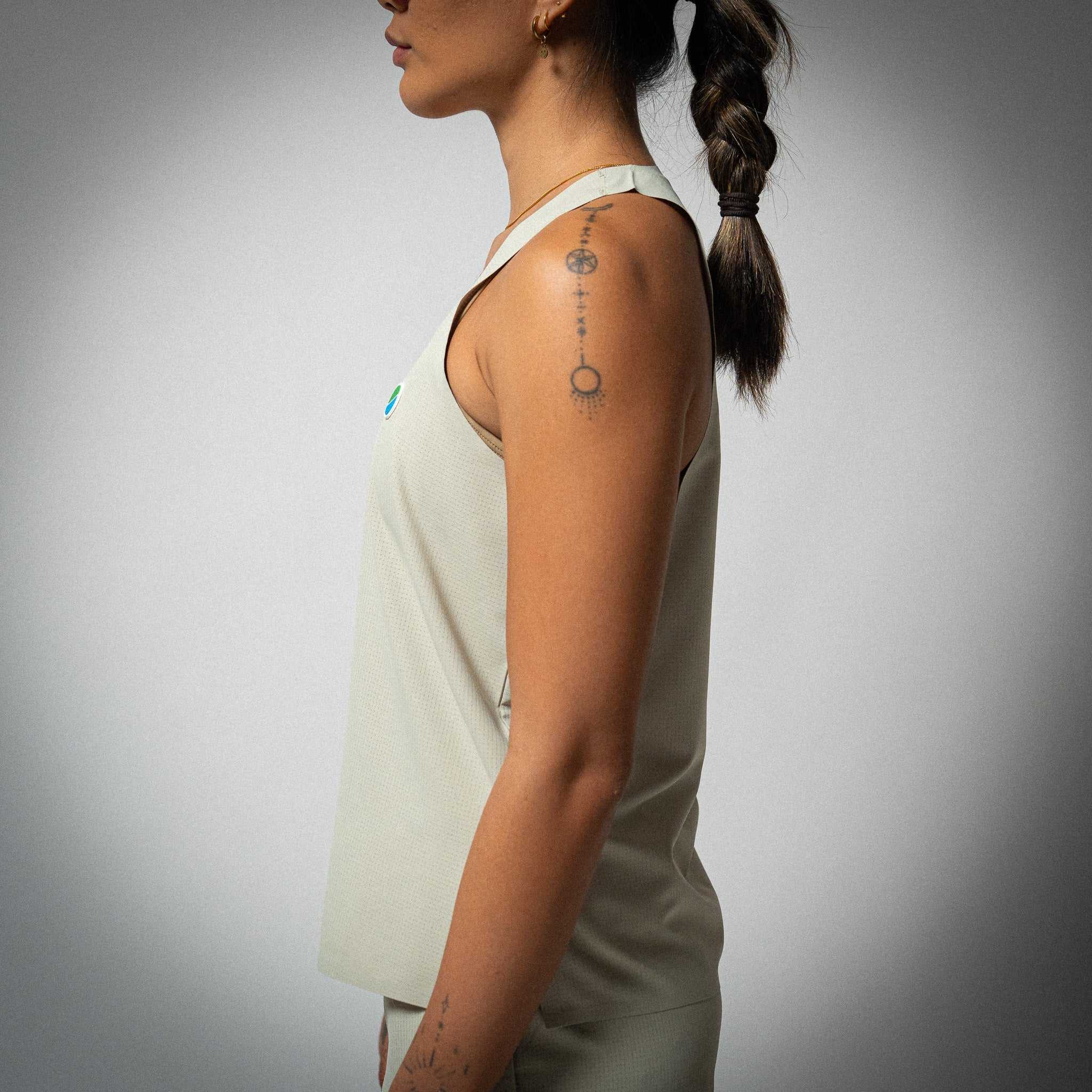 Aeria Fortis WMNS Race Tank Beige