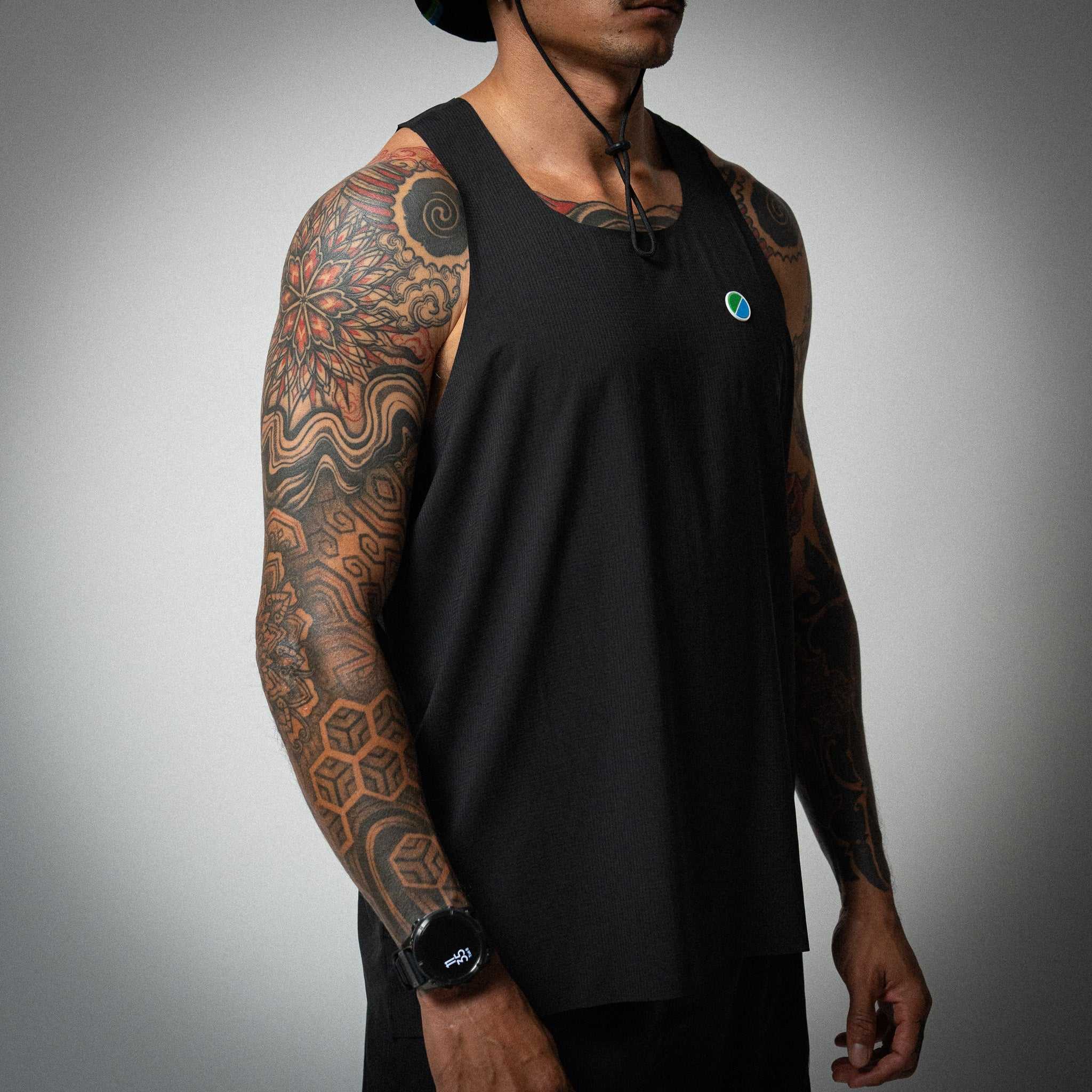 Aeria Fortis Race Tank Black