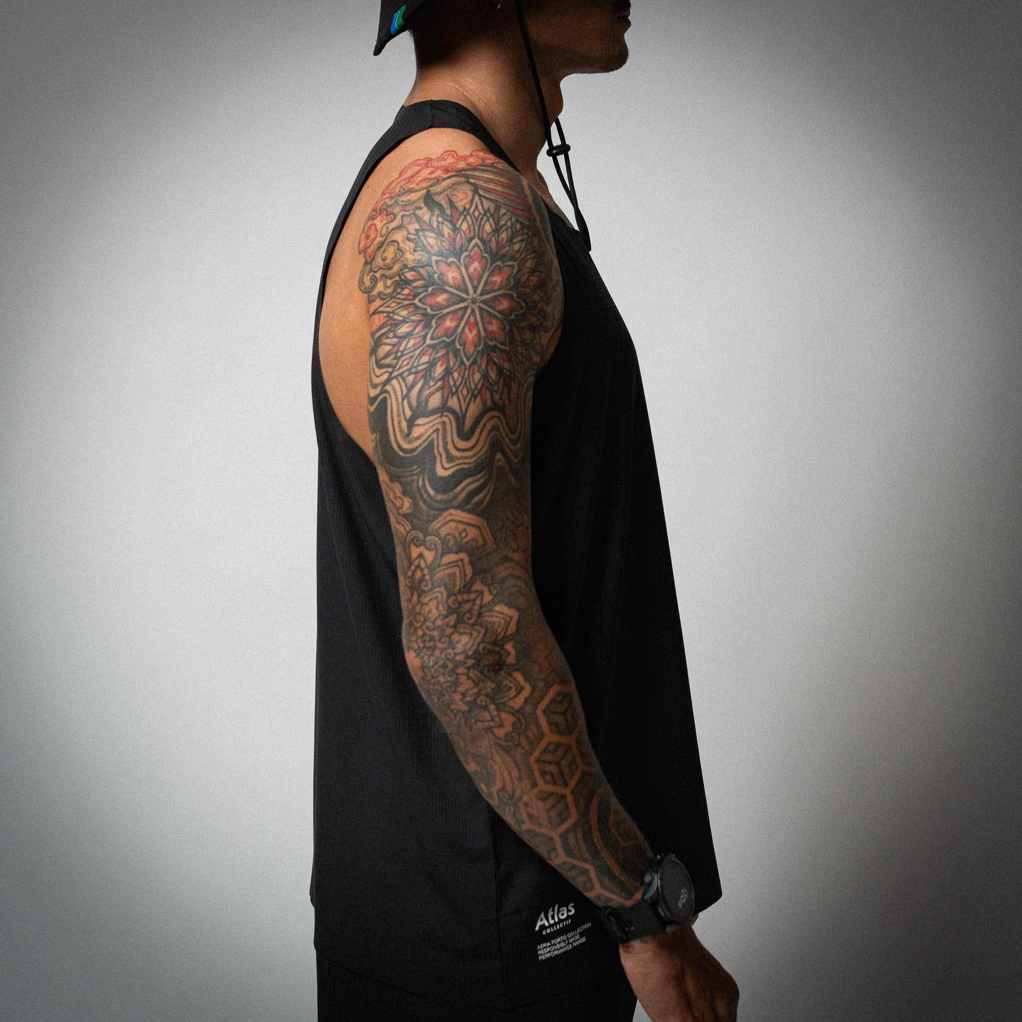 Aeria Fortis Race Tank Black