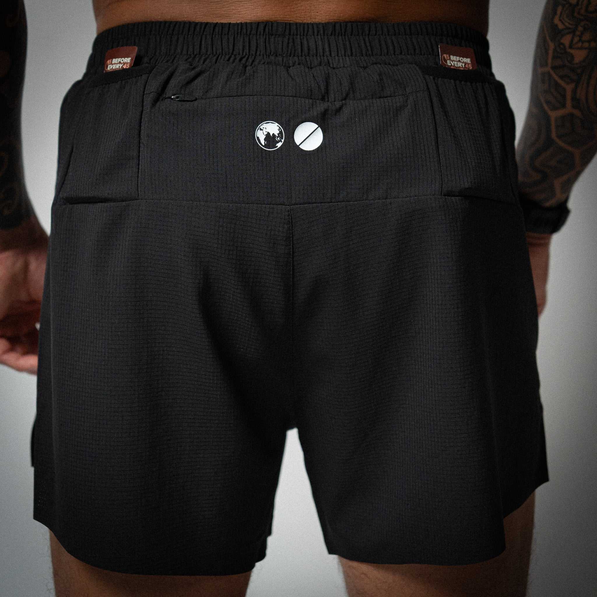 Aeria Fortis 4" Race Shorts Black