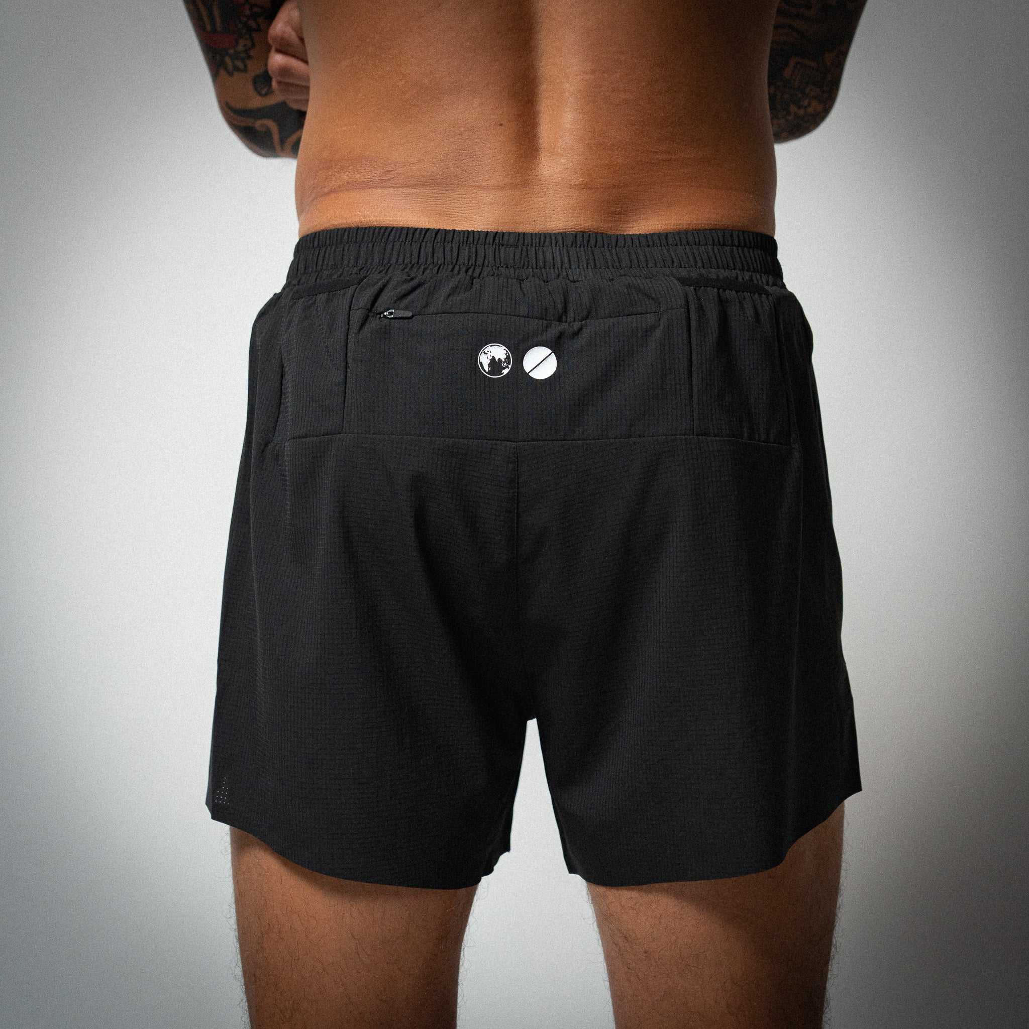 Aeria Fortis 4" Race Shorts Black