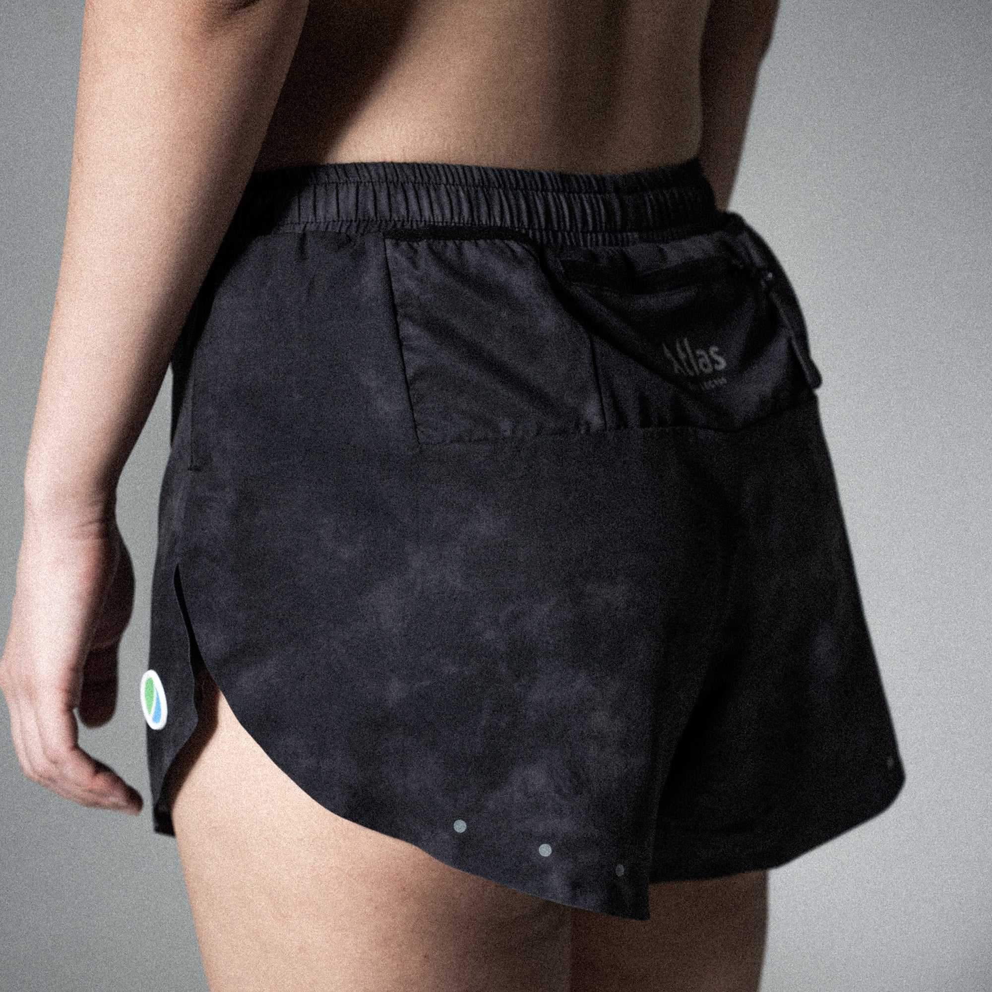 V3 Core WMNS 3" Shorts Black Tie-Dye
