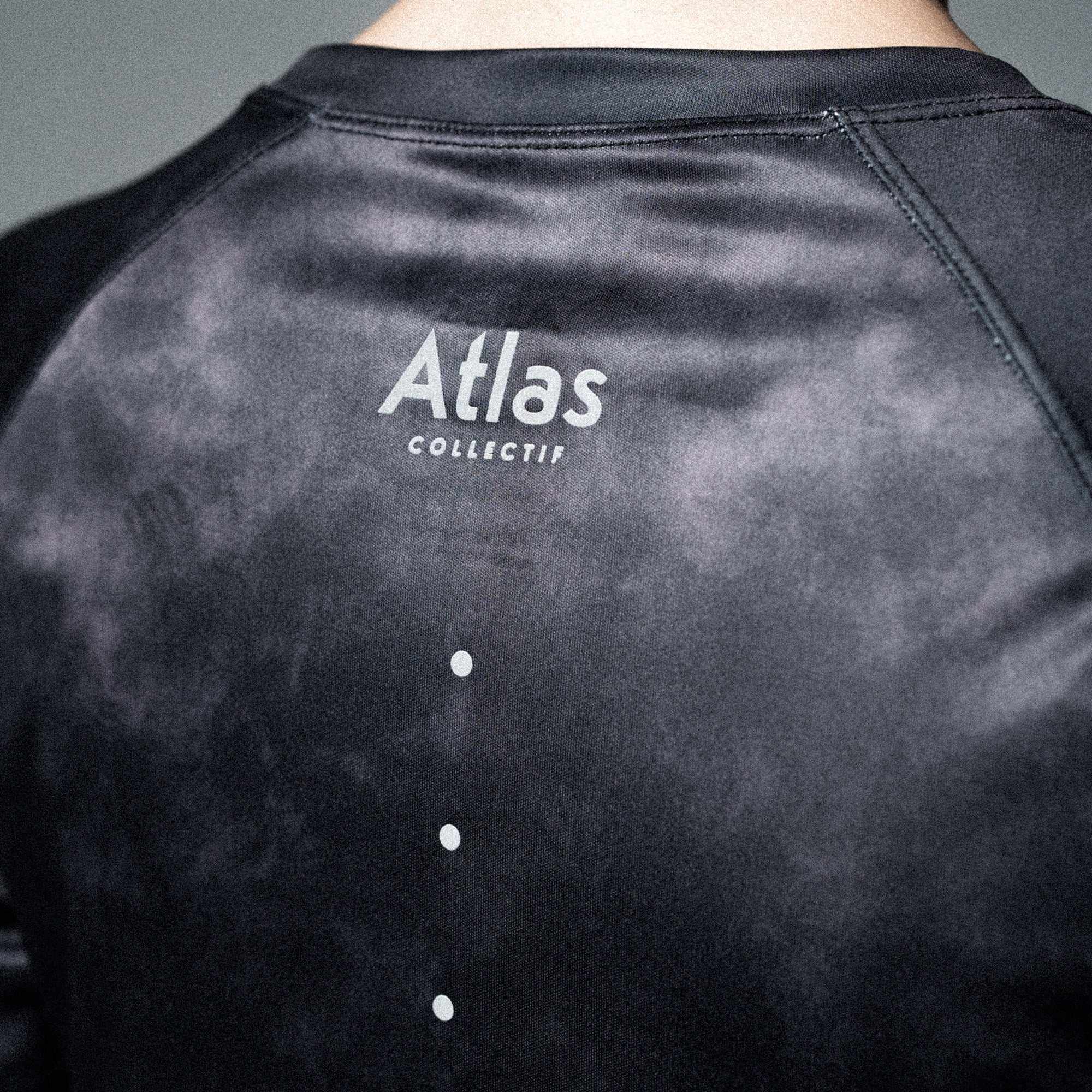 FMLxAtlas WMNS T-Shirt Black Tie-Dye