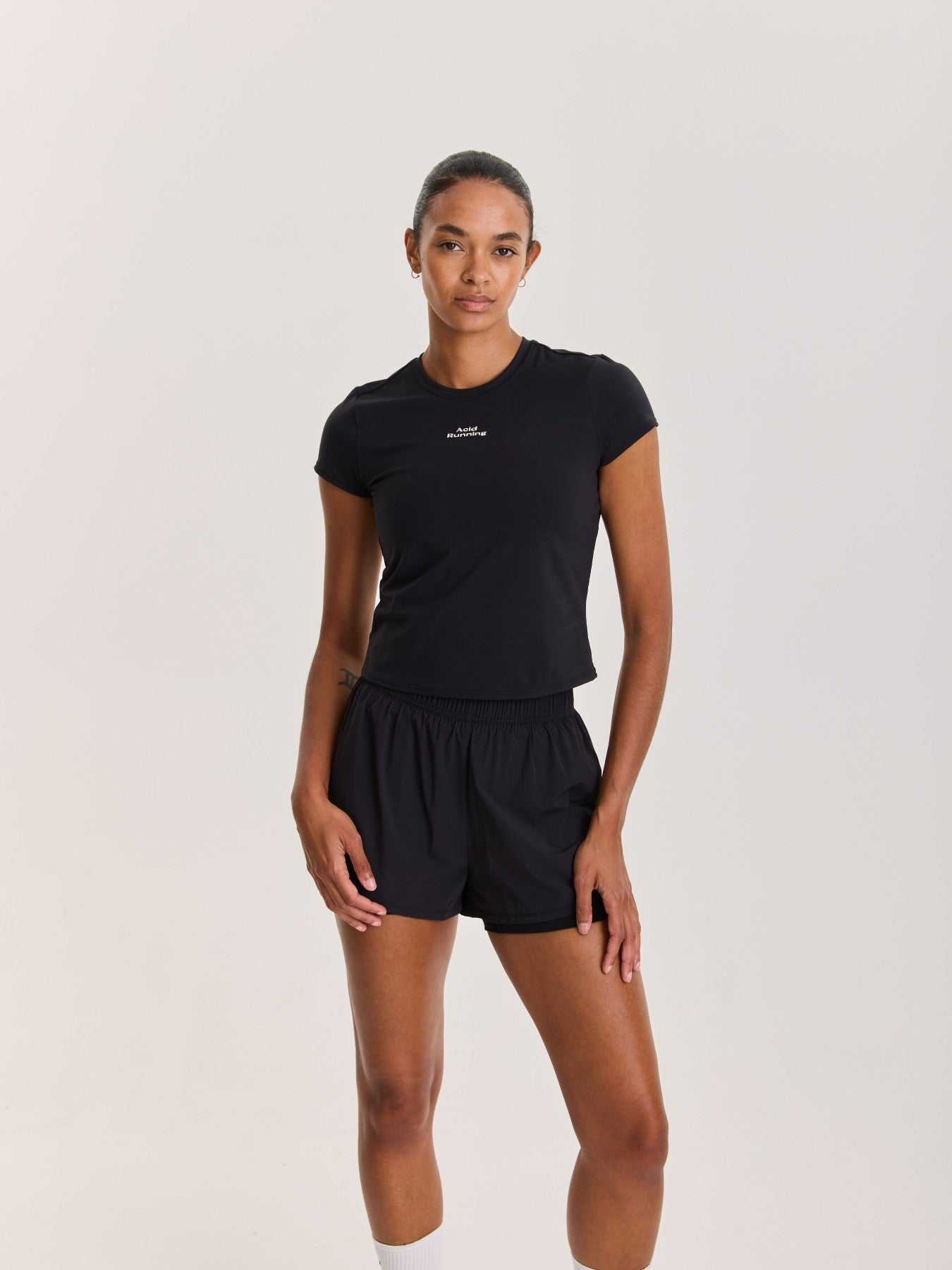 Women's Fitted T-Shirt - Black