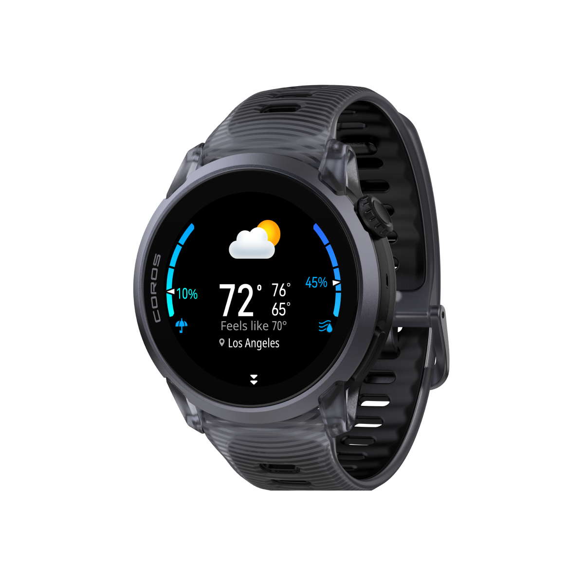 COROS PACE 4 Aluminium premium AMOLED GPS sport watch with aluminium bezel and long battery life