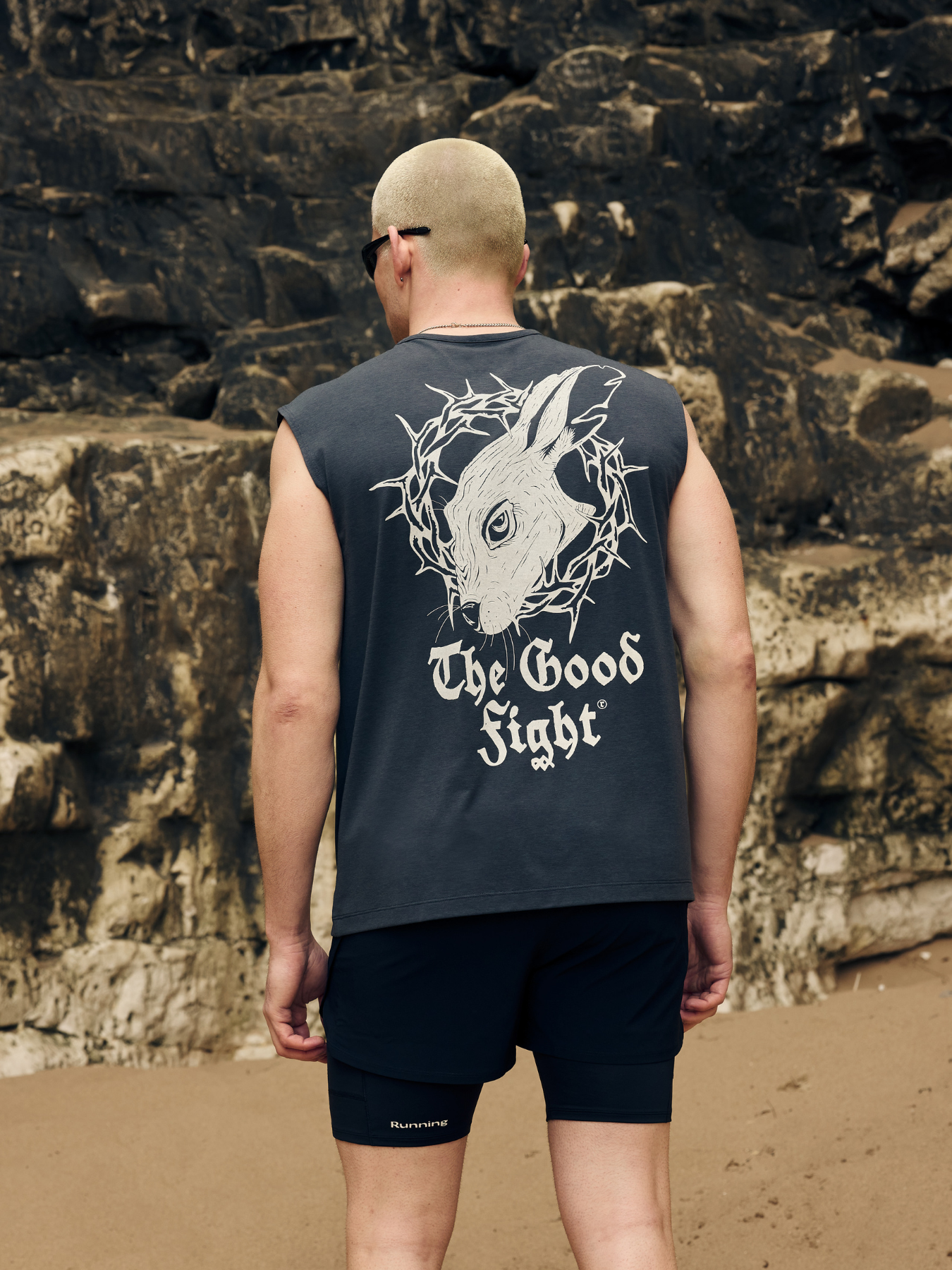 Men's The Good Fight Tank - Graphite