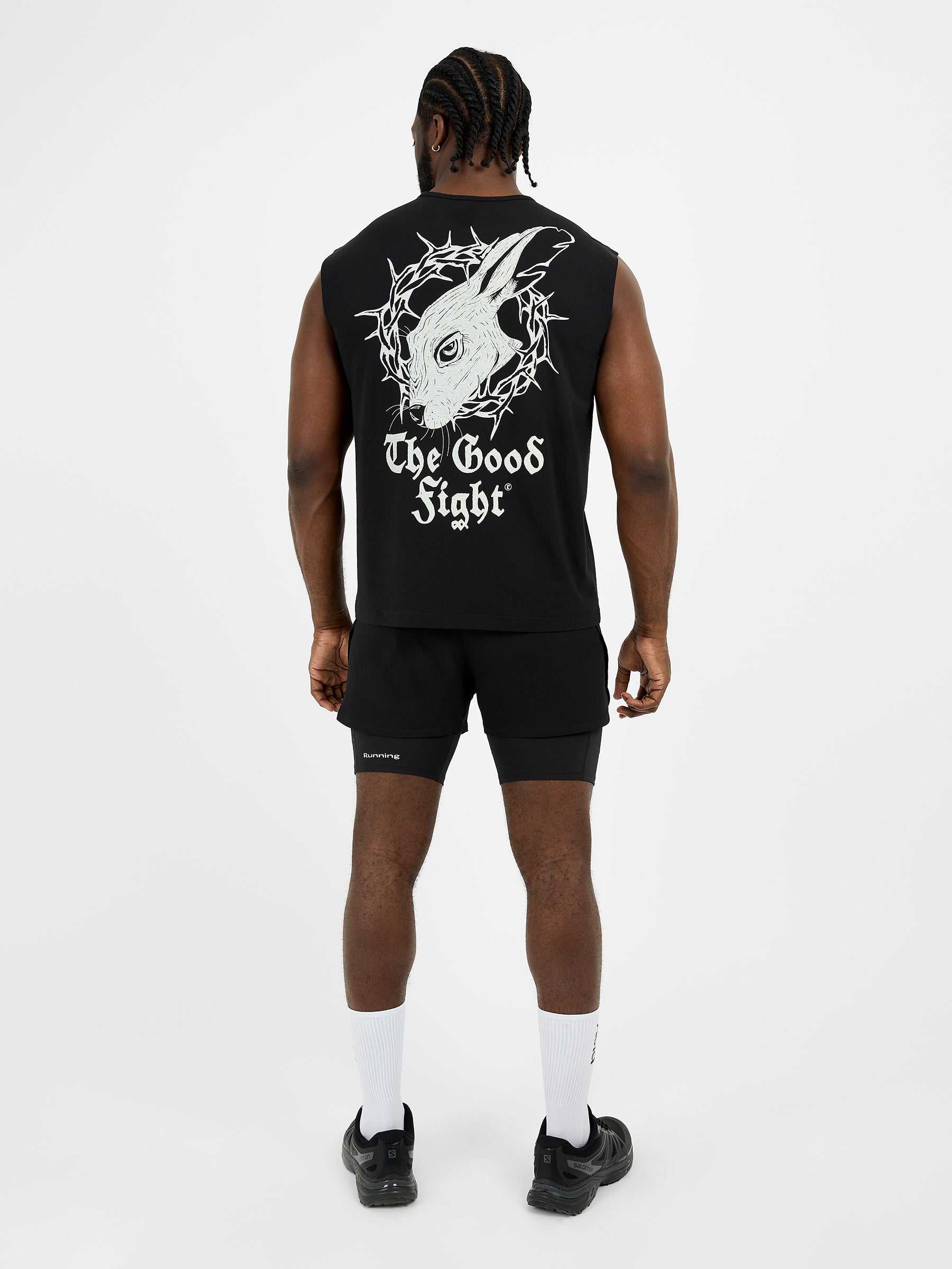 Men's The Good Fight Tank - Black