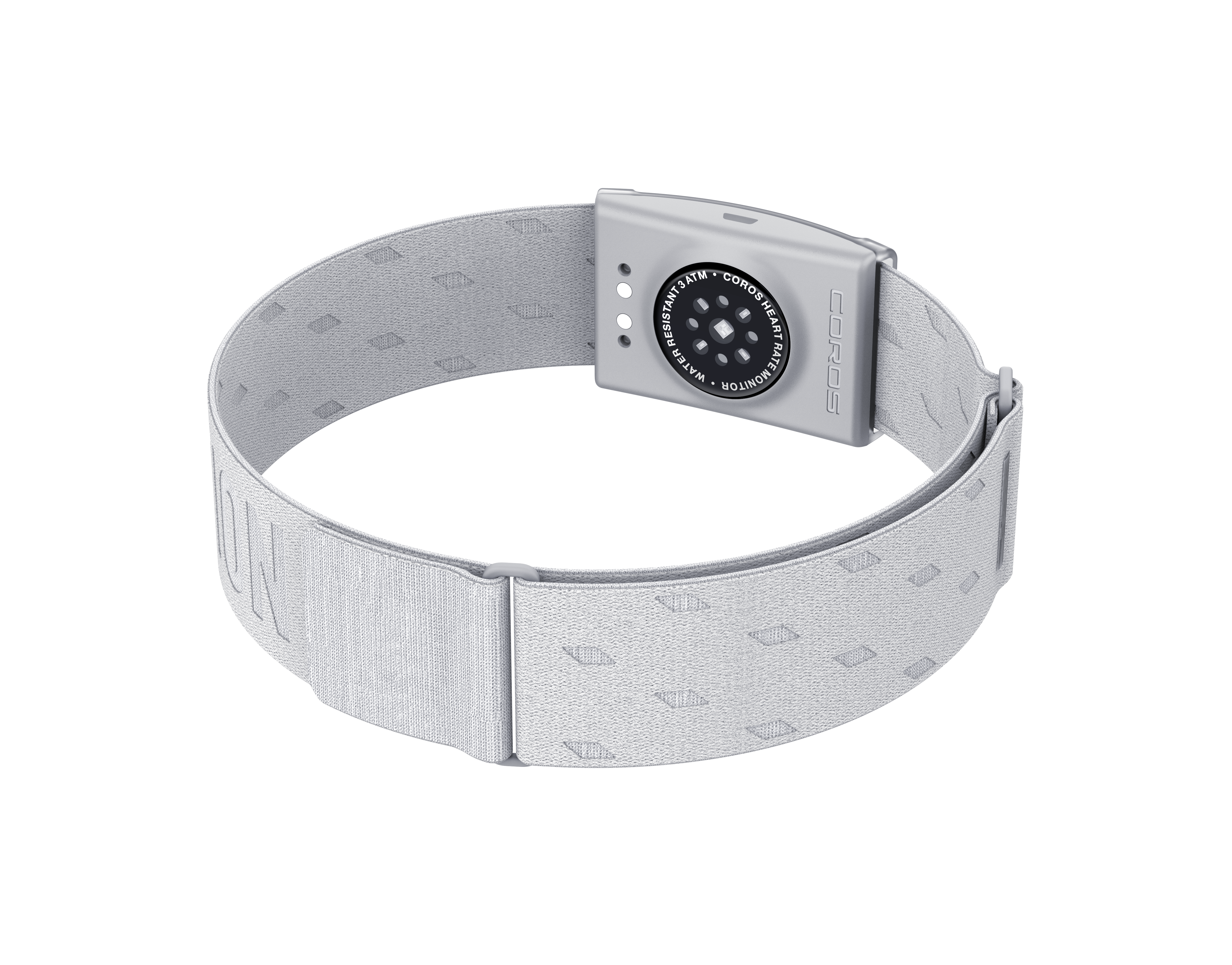 COROS HR Monitor arm band with optical sensor and adjustable strap.