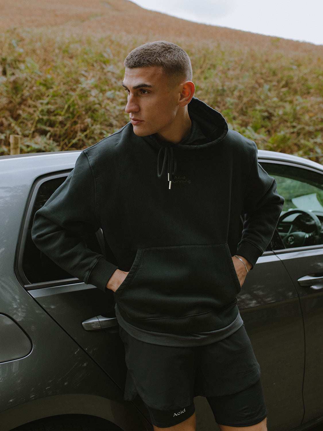 Heavyweight Hoodie - Washed Black
