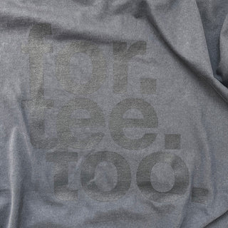 tee, gone running, vintage black (improves with age).