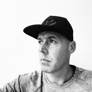 technical trucker 4T2 performance running hat with snapback and ventilated panels