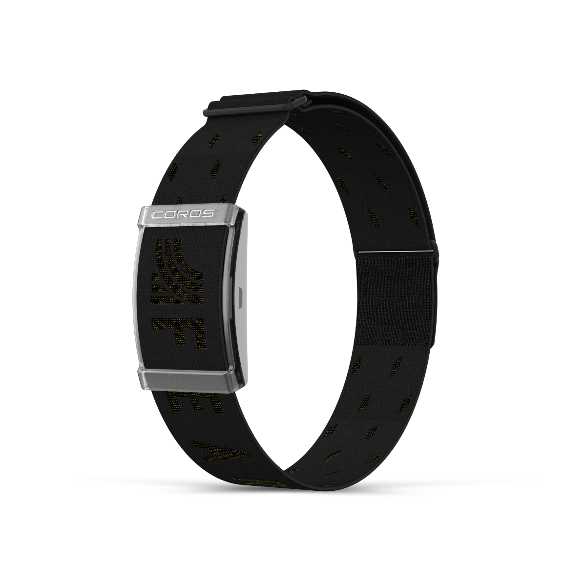 COROS Heart Rate Monitor on arm showing comfort and accuracy during workout with Bluetooth connectivity