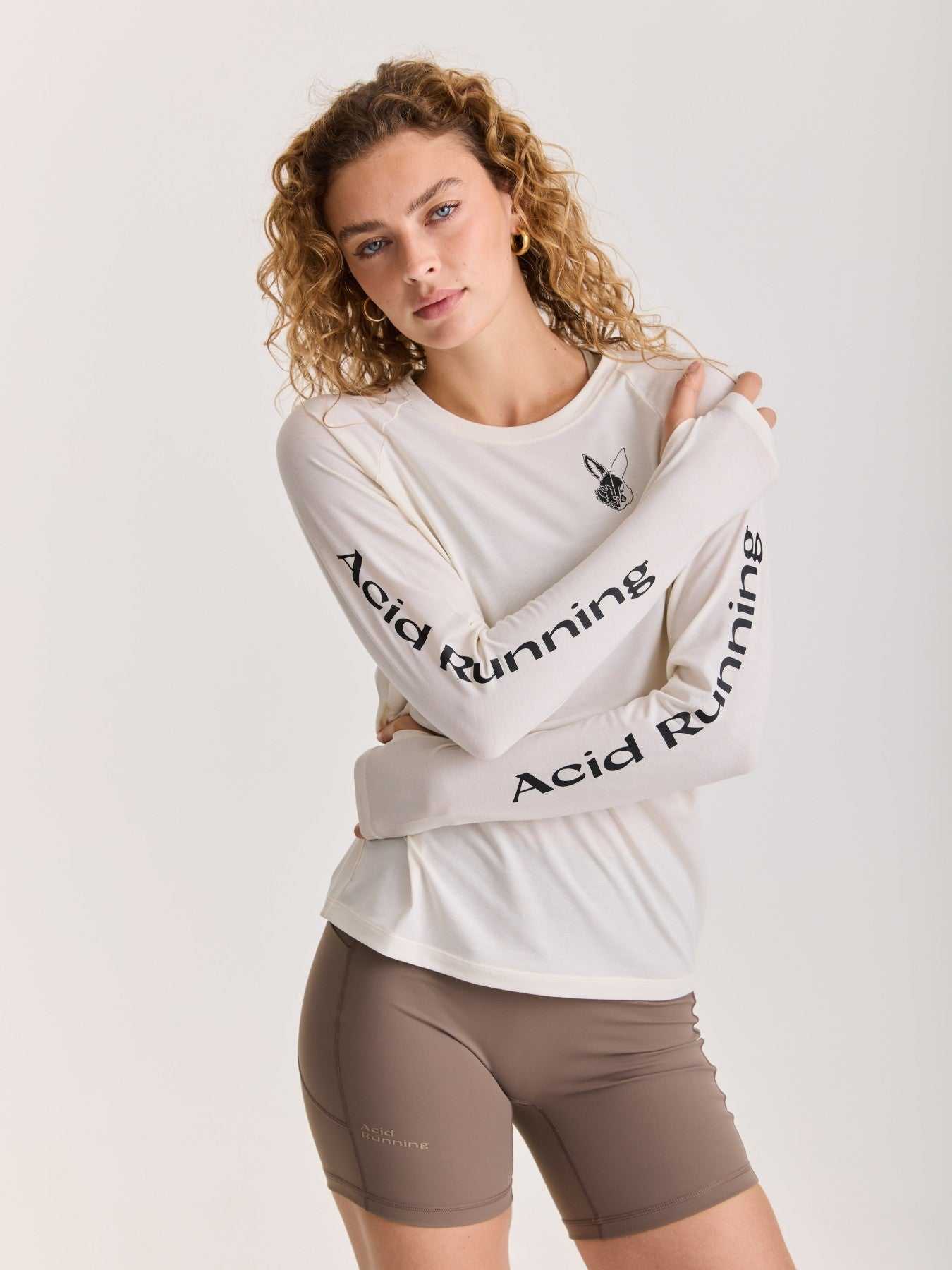 Women's Long Sleeve T-Shirt - Bone