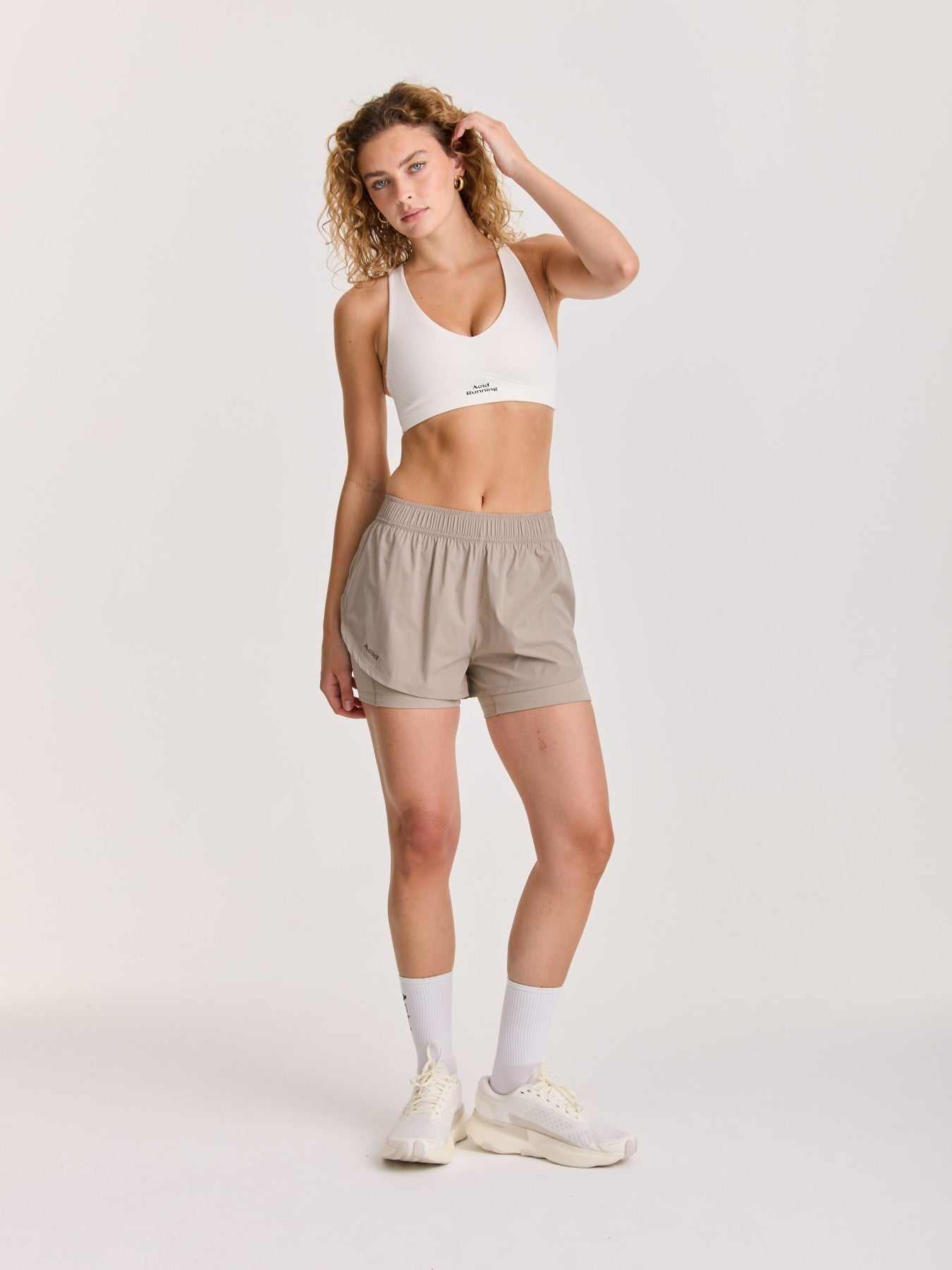 Women's Low Impact Running Bra - Bone