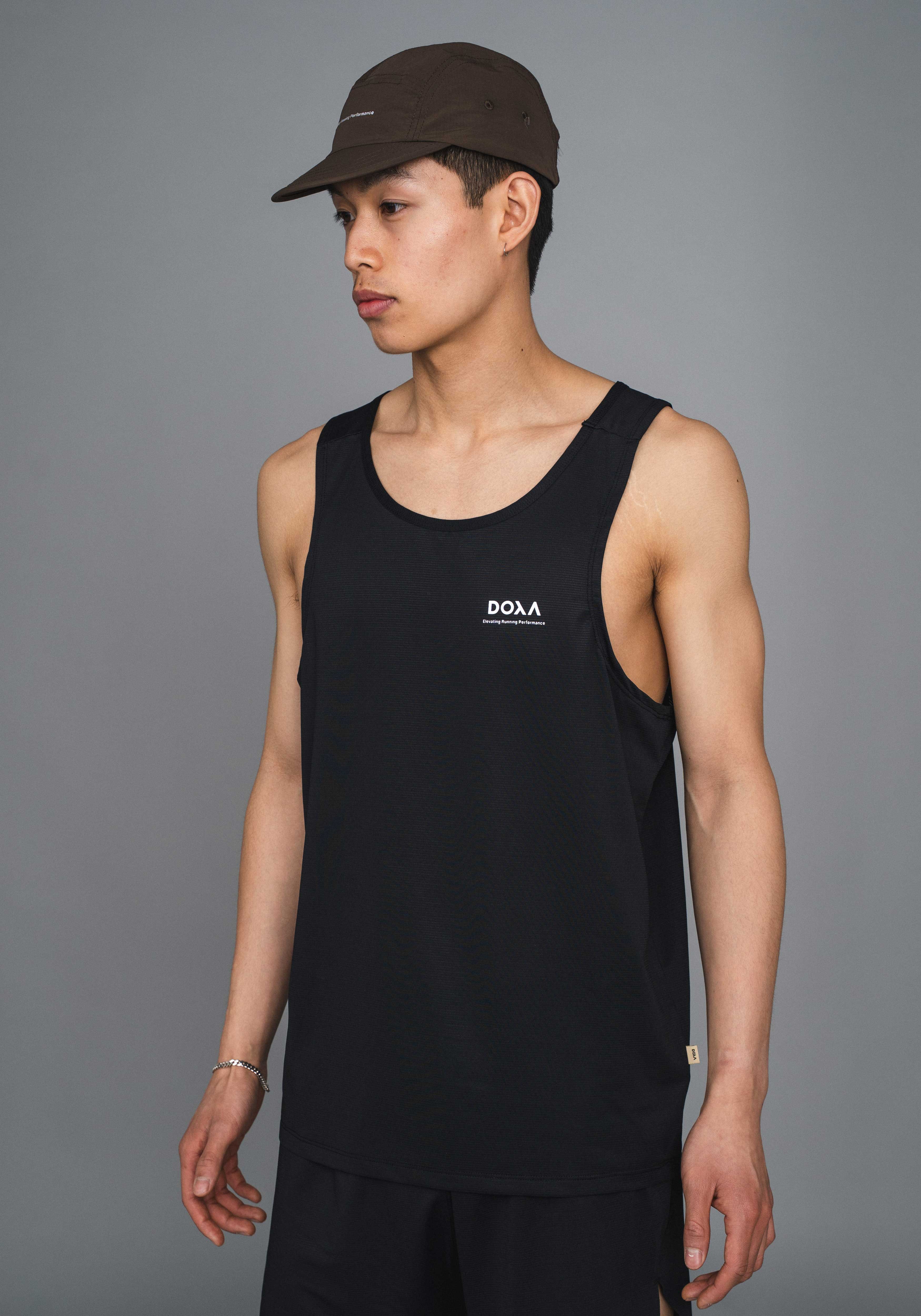 DOXA Run MNS RERUN SINGLET Singlet Black 02