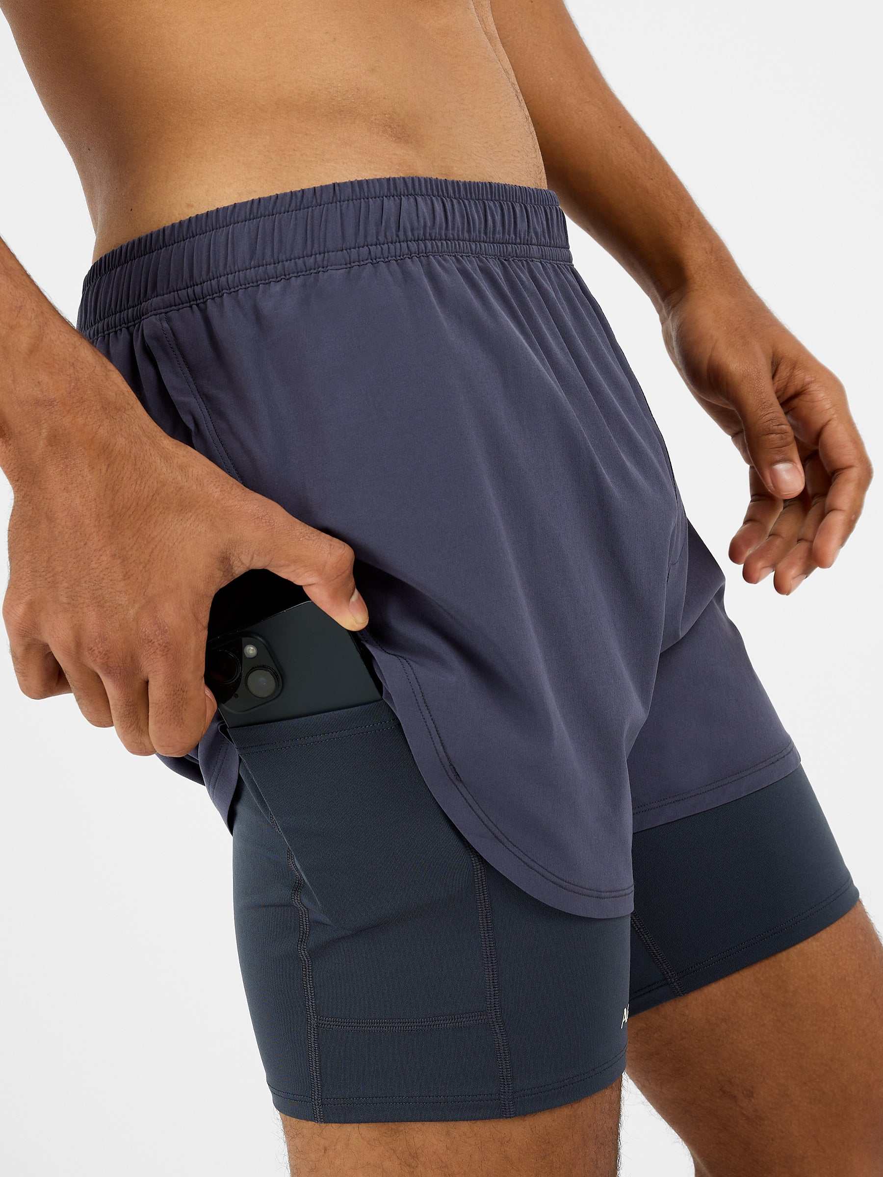 Men's 2-in-1 Shorts - Phantom