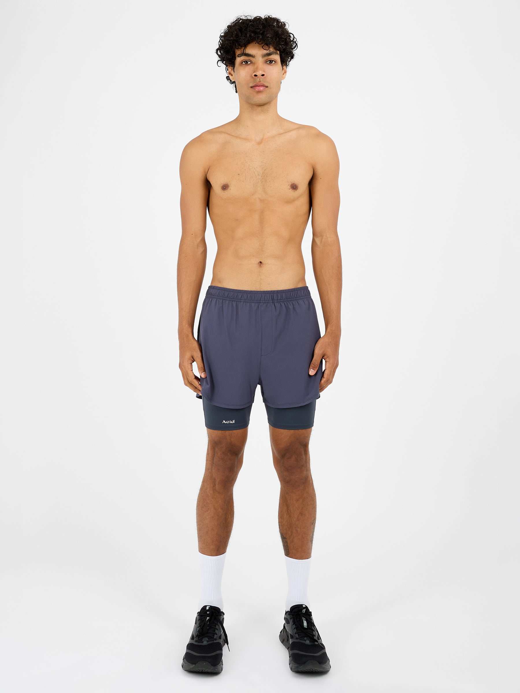 Men's 2-in-1 Shorts - Phantom