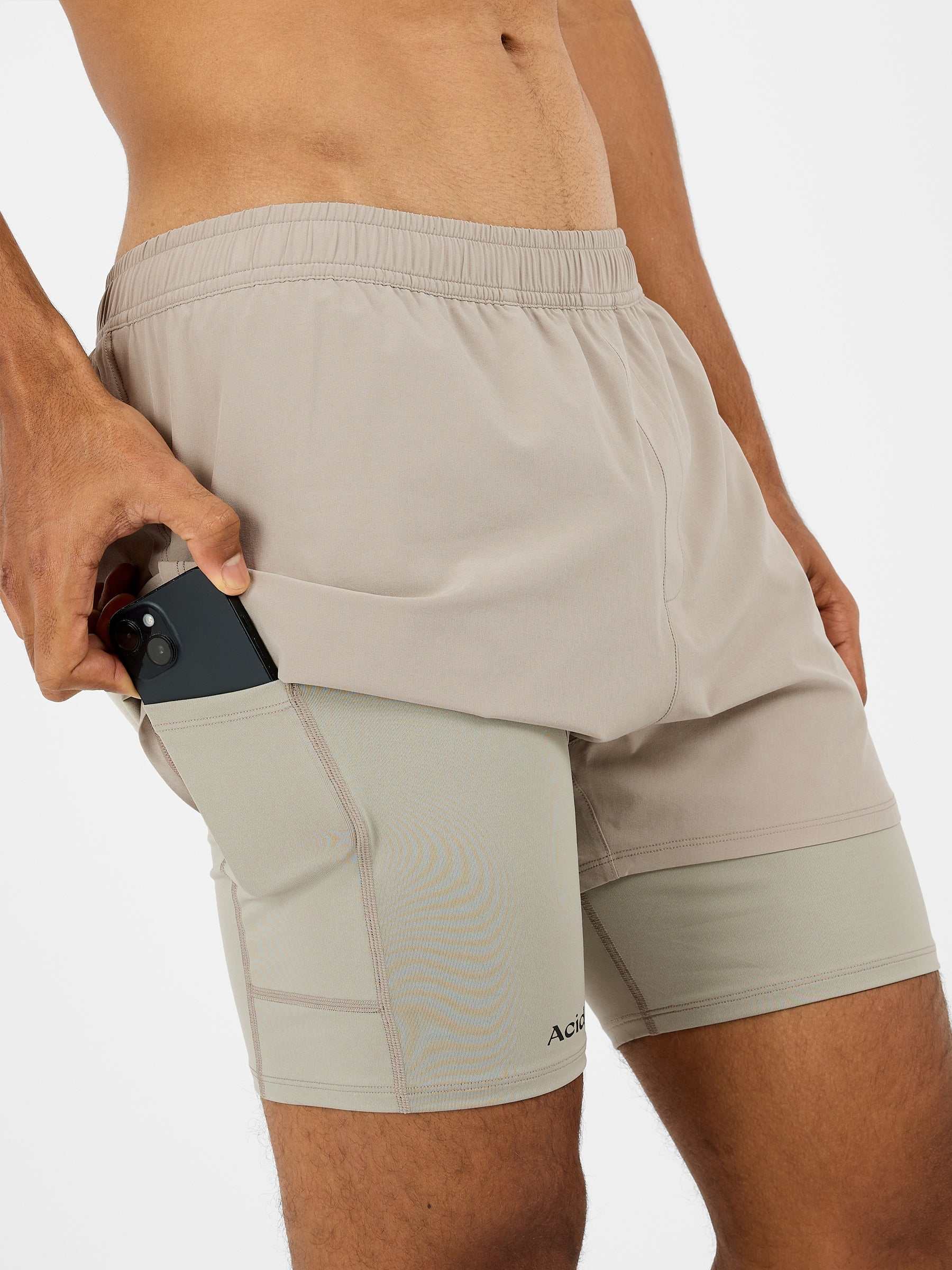 Men's 2-in-1 Shorts - Riverstone