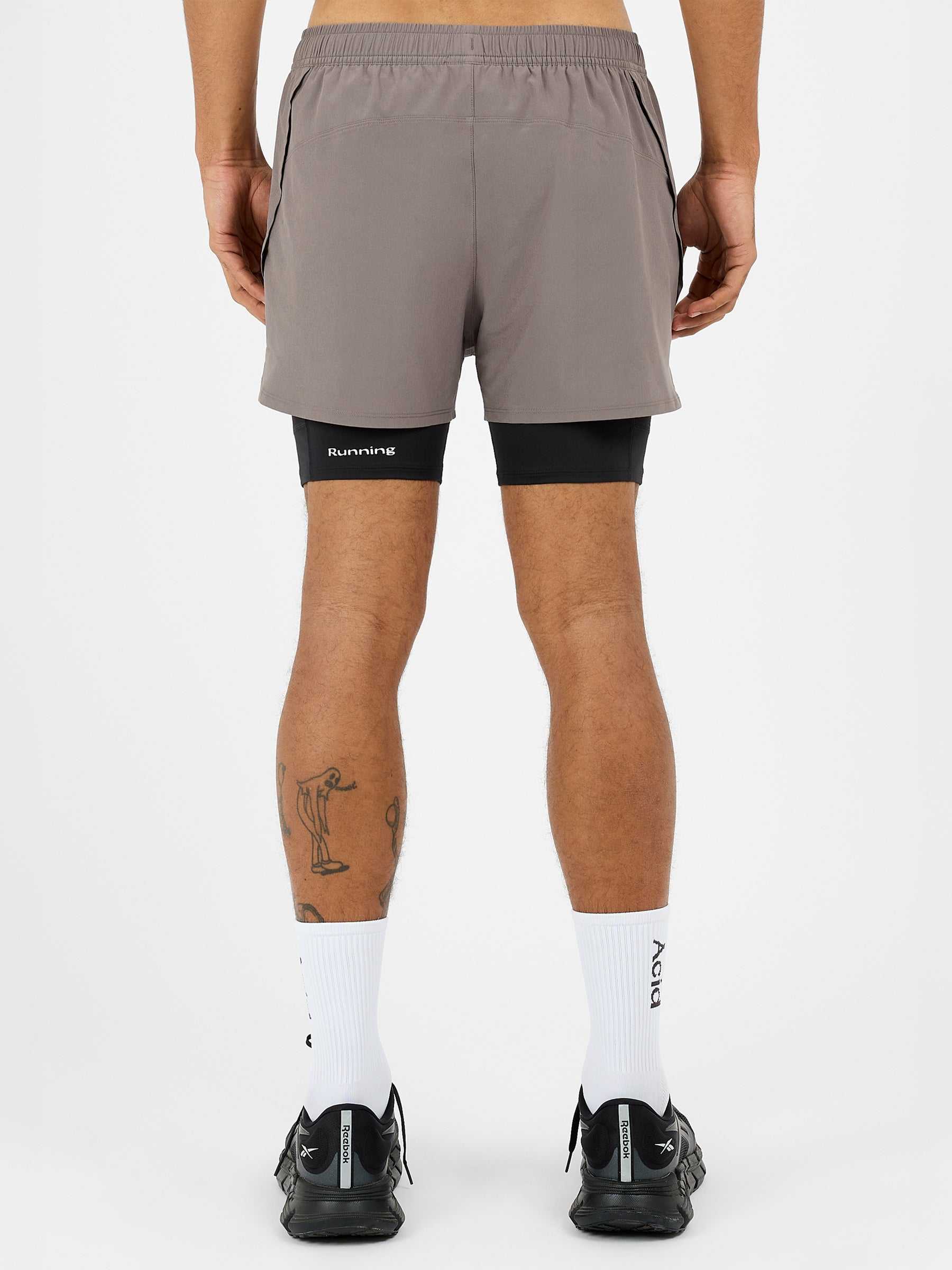 Men's 2-in-1 Shorts - Shadow Taupe