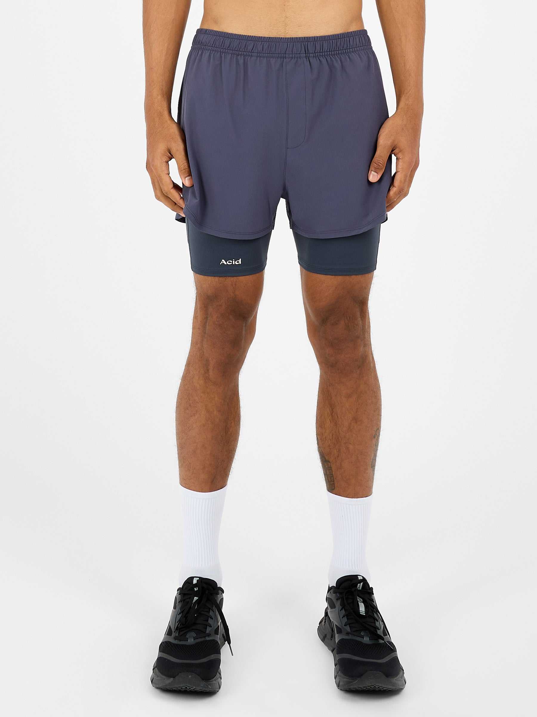 Men's 2-in-1 Shorts - Phantom