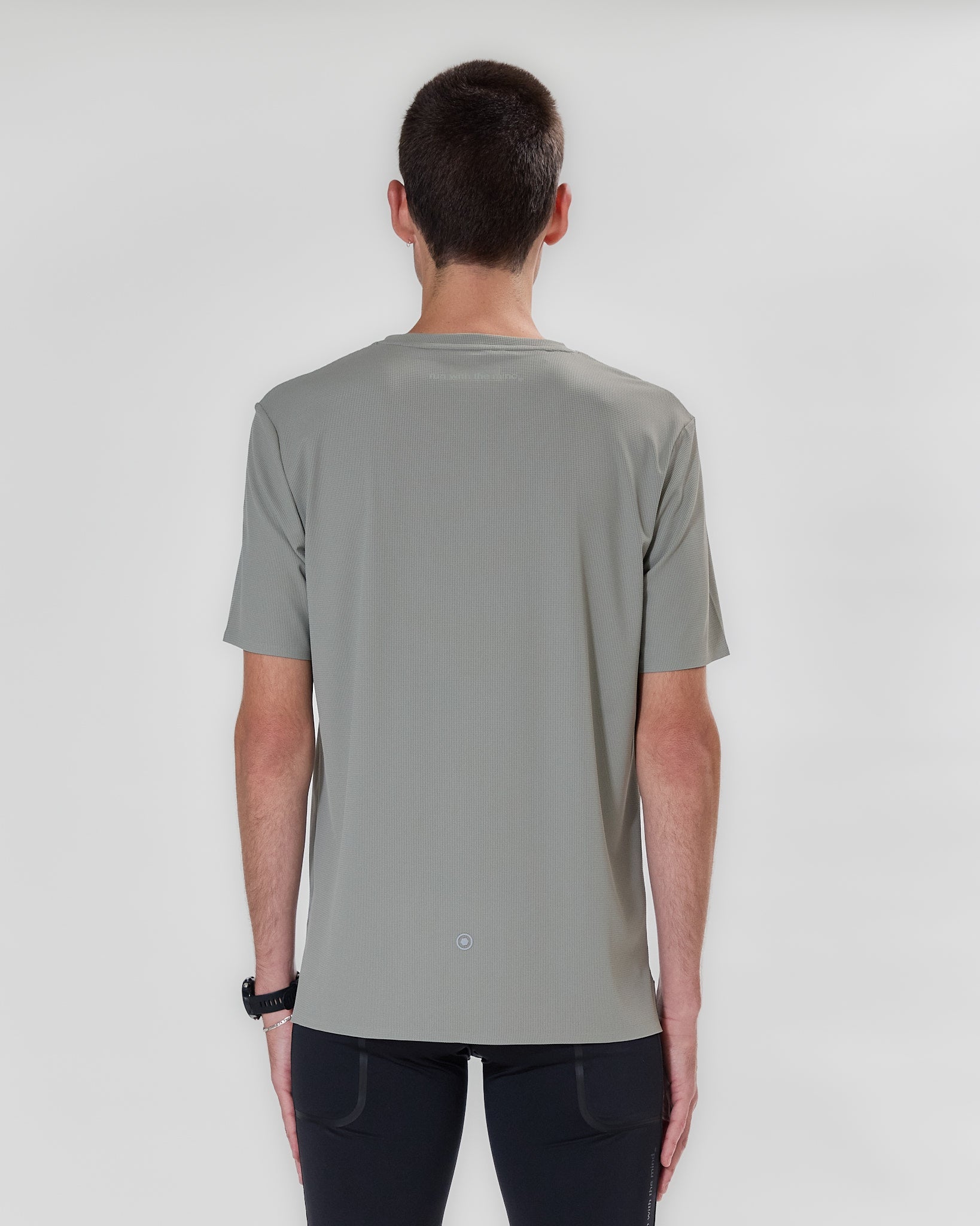 Moss Green training t-shirt offering comfort and performance with breathable, fast-drying fabric.