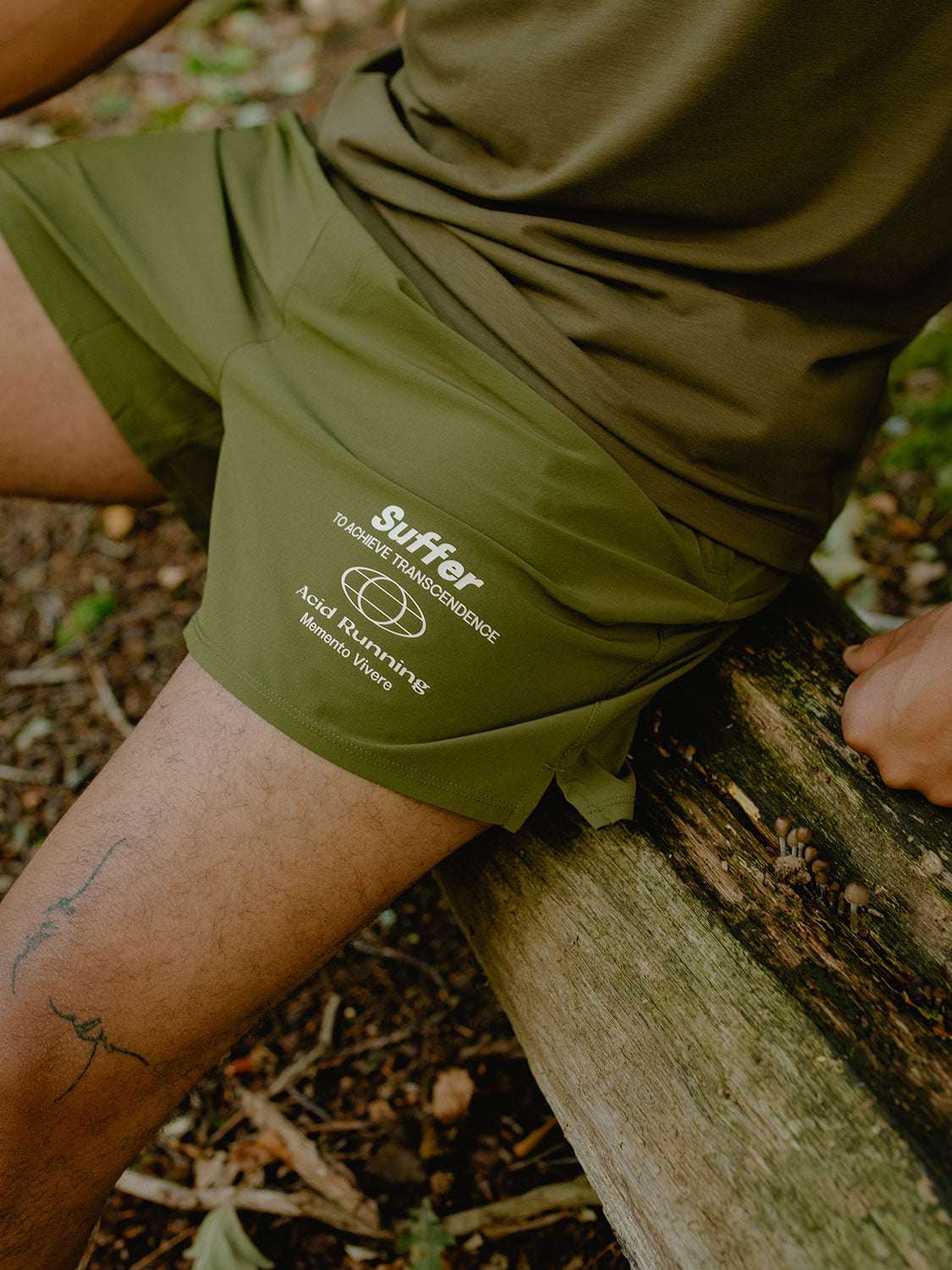 Suffer Hybrid Shorts - Dark Olive