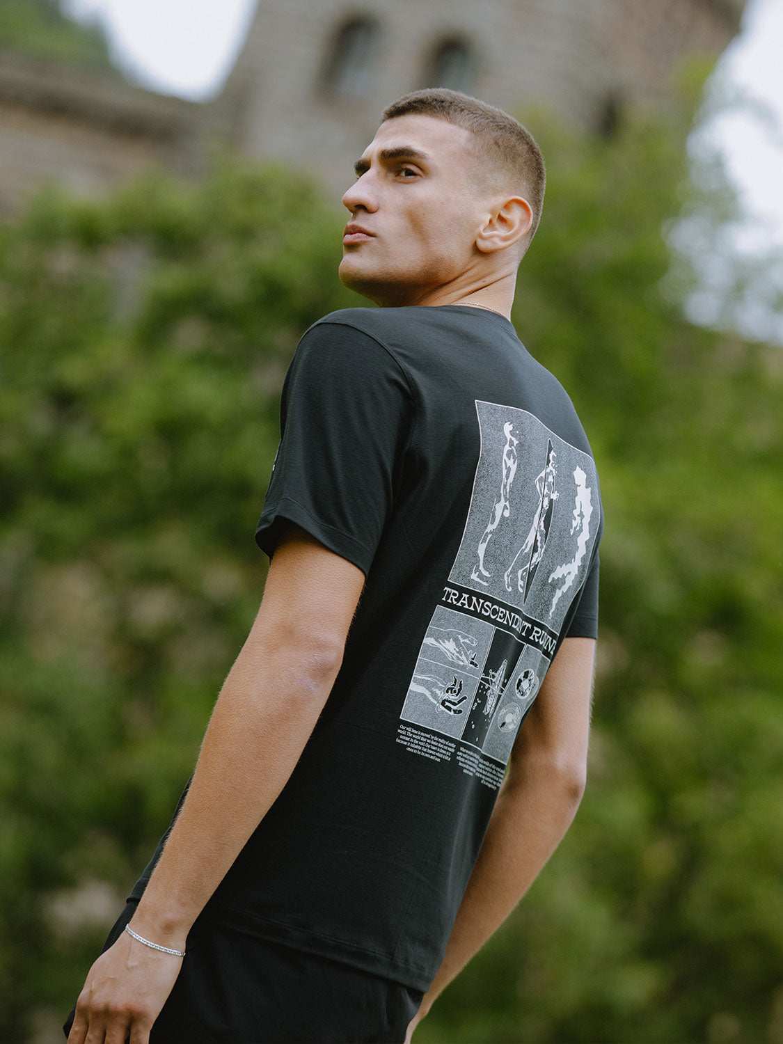 Transcendent Runner T-Shirt - Black