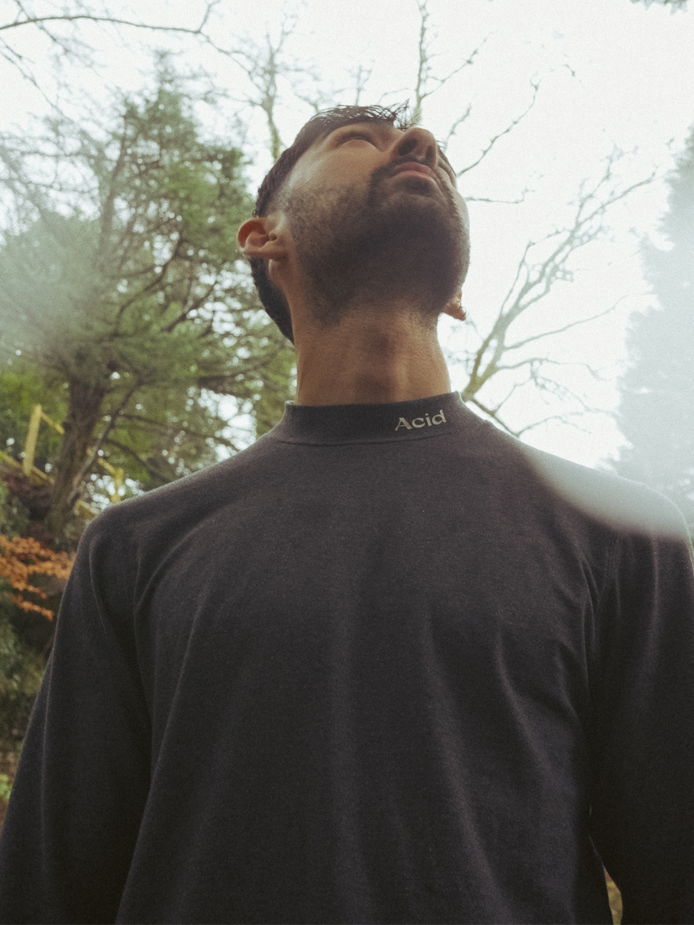 Mock Neck Long Sleeve - Vintage Black