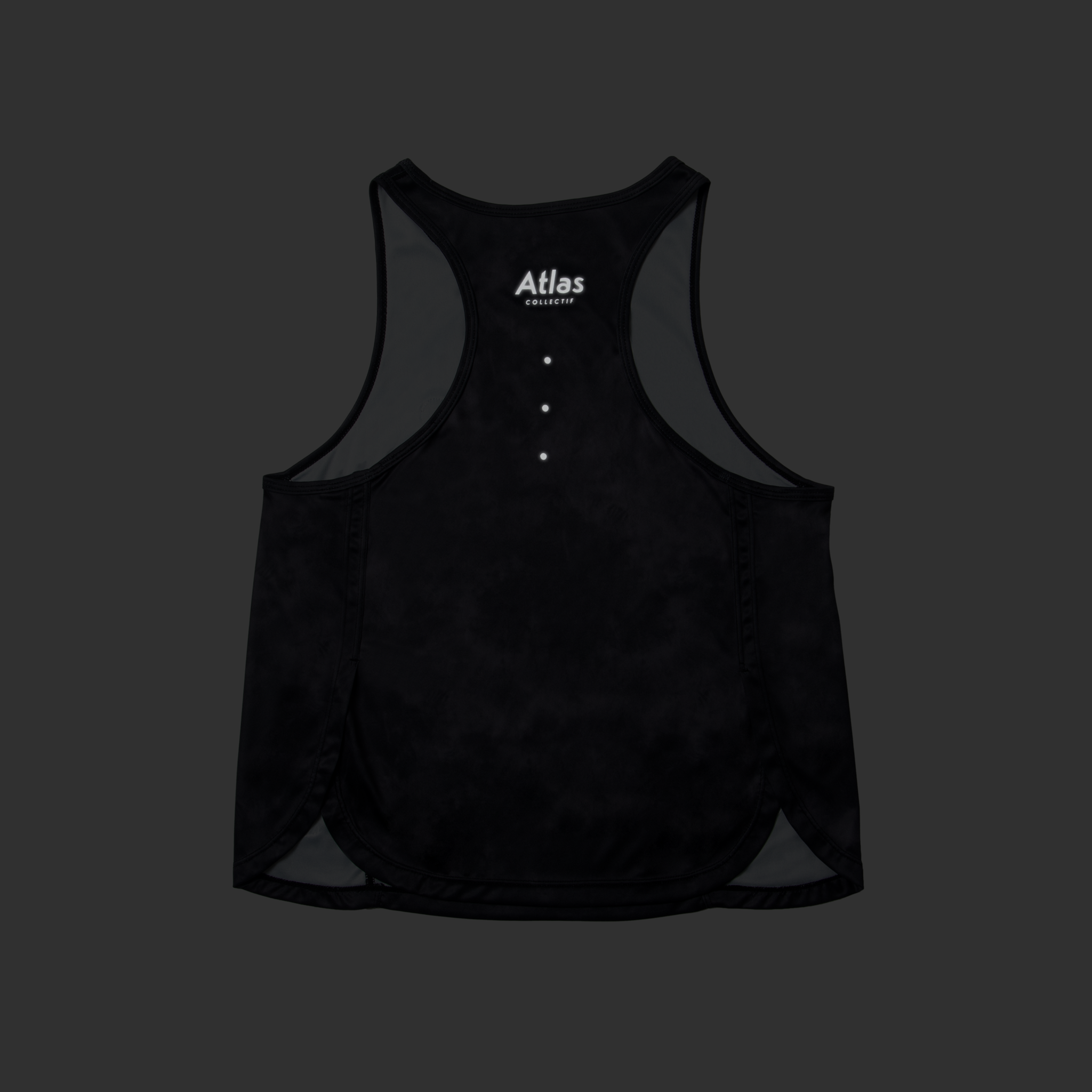 V3 Core WMNS Race Tank Black Tie-Dye