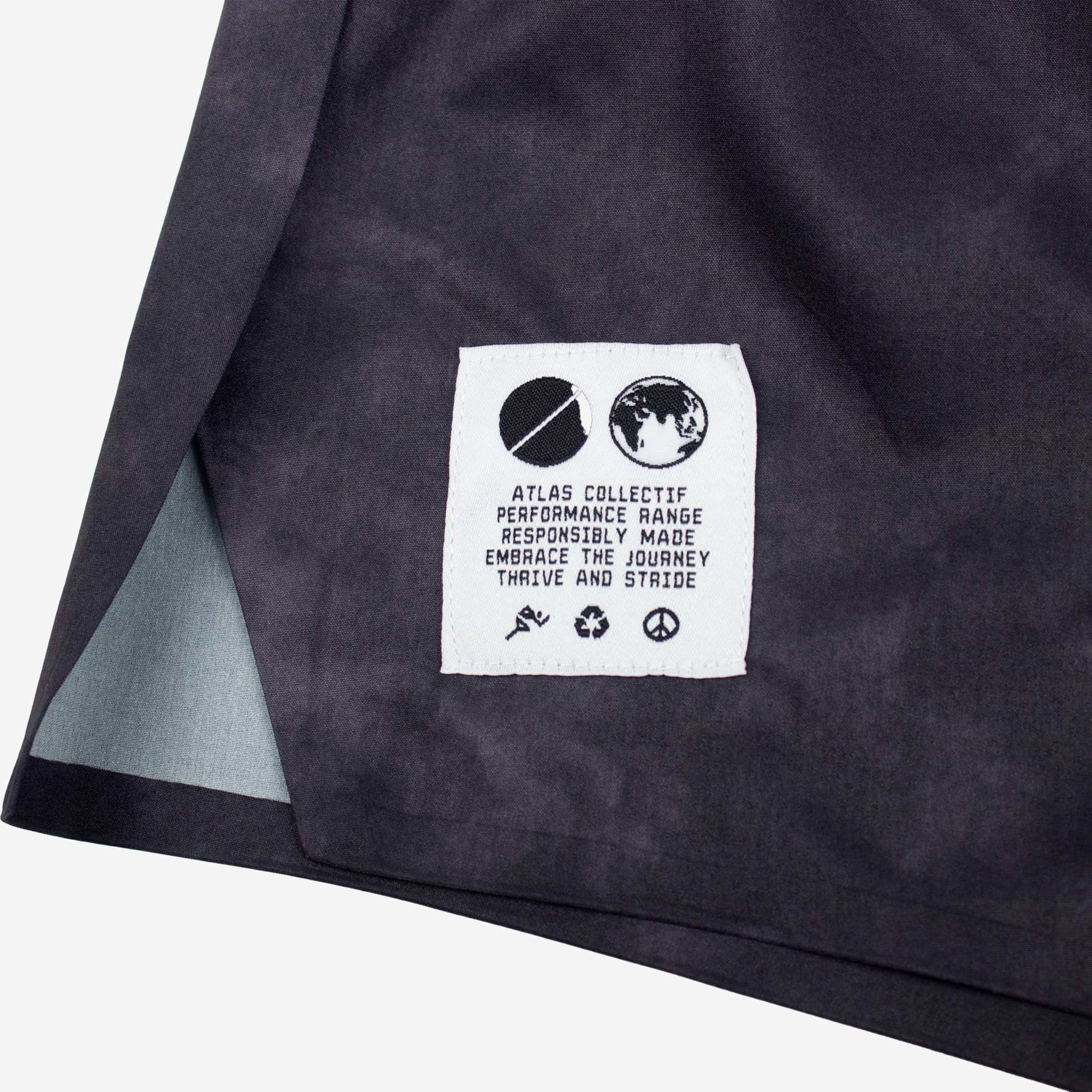 V3 Core Race 3" Shorts Black Tie-Dye