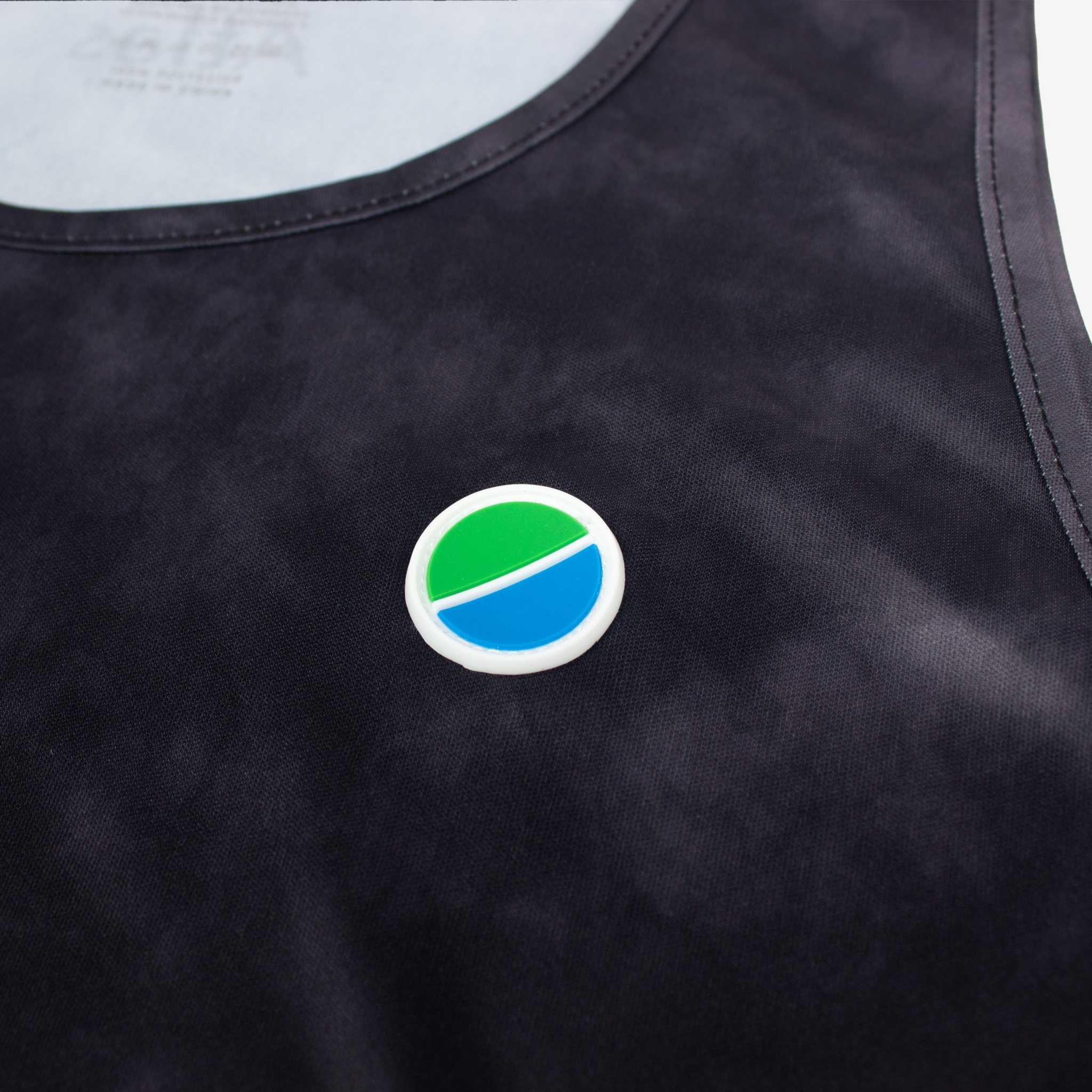 V3 Core WMNS Race Tank Black Tie-Dye