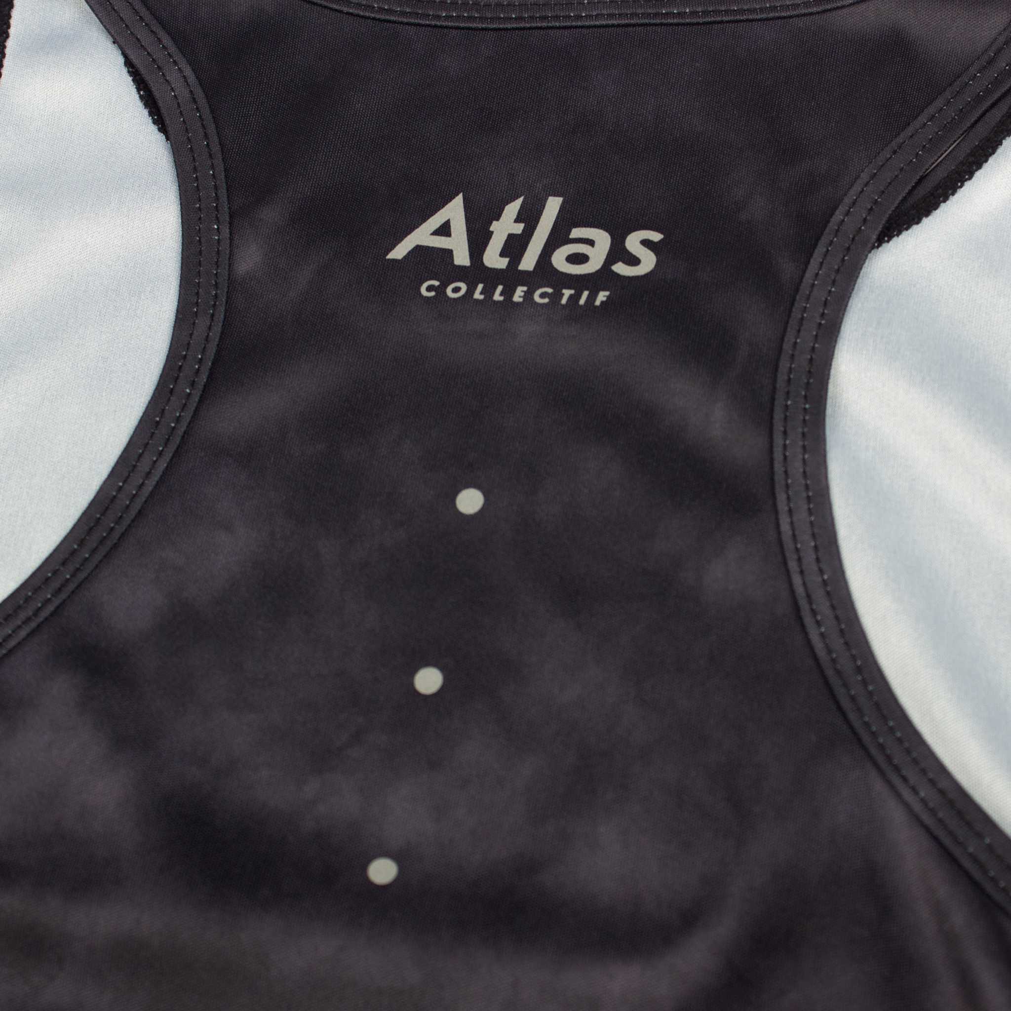 V3 Core WMNS Race Tank Black Tie-Dye