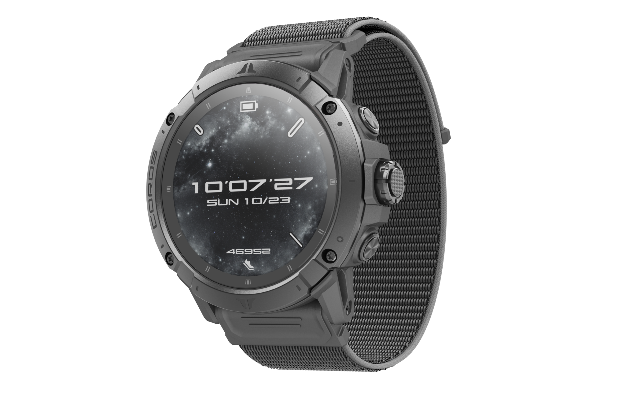 COROS VERTIX 2S GPS multisport training watch with nylon strap and sapphire crystal display